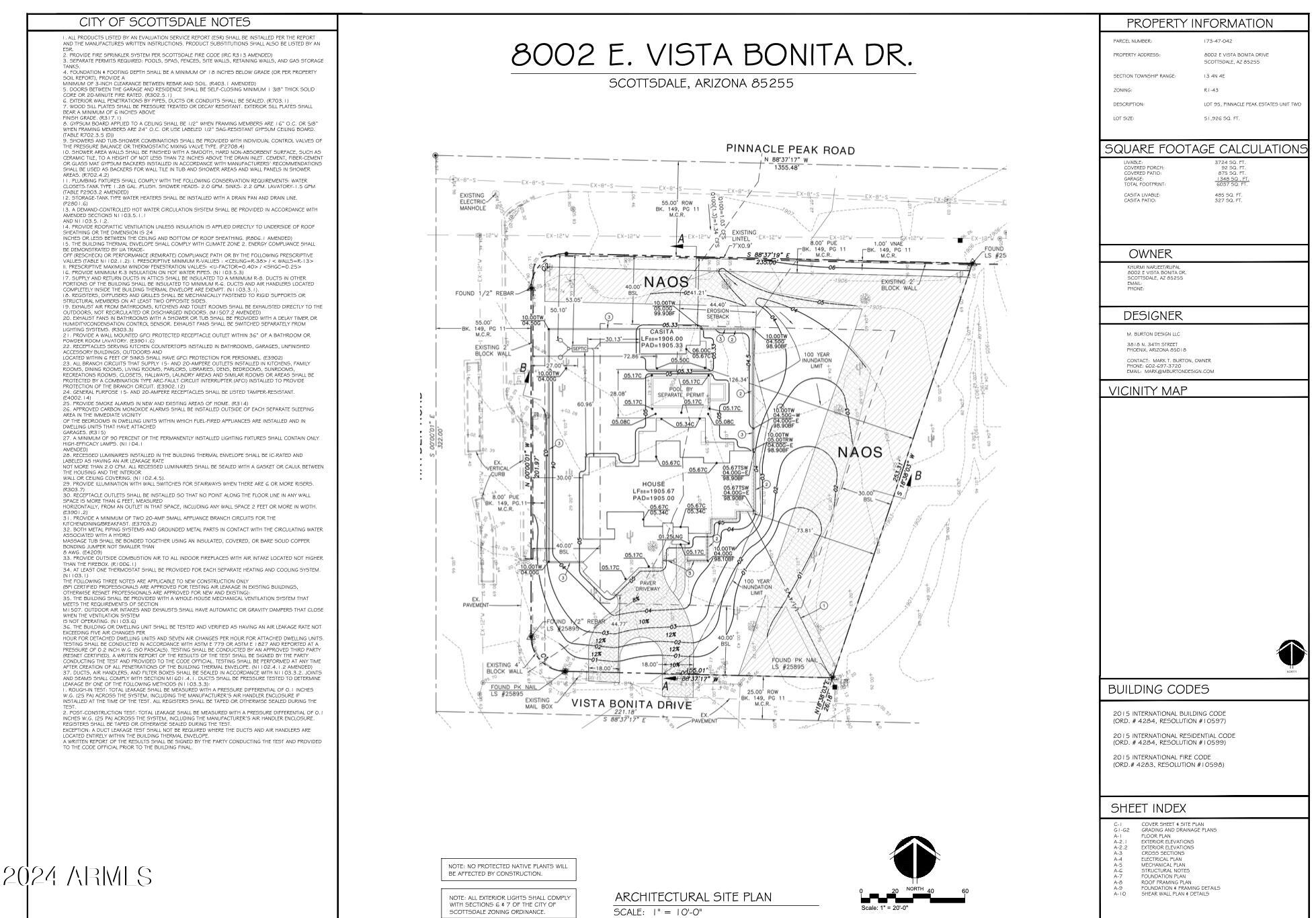 8002 E VISTA BONITA Drive, 95