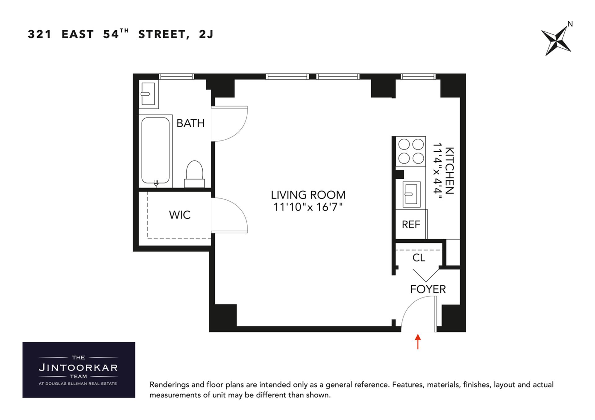 321 E 54TH Street 2J