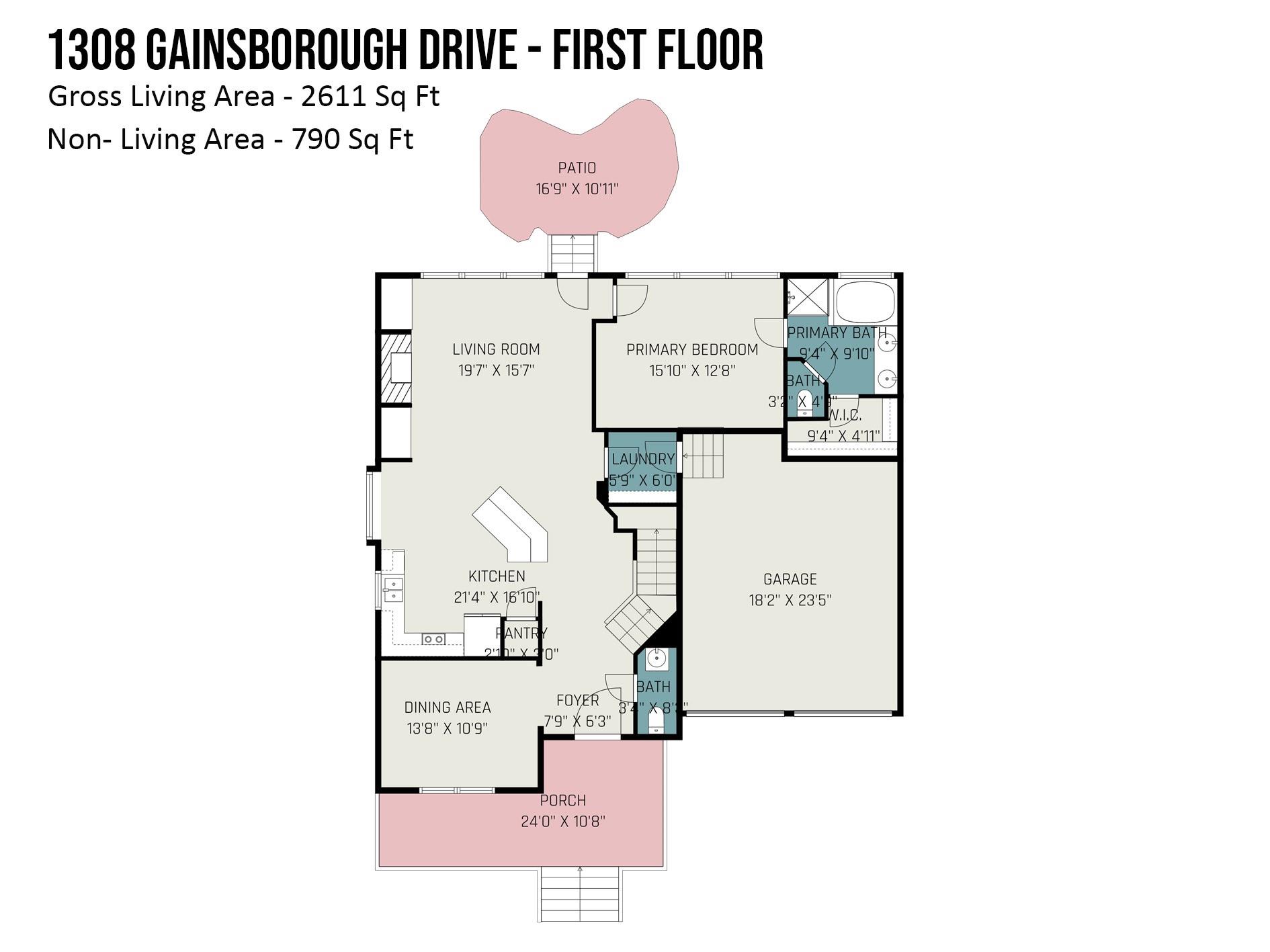 1308 Gainsborough Drive
