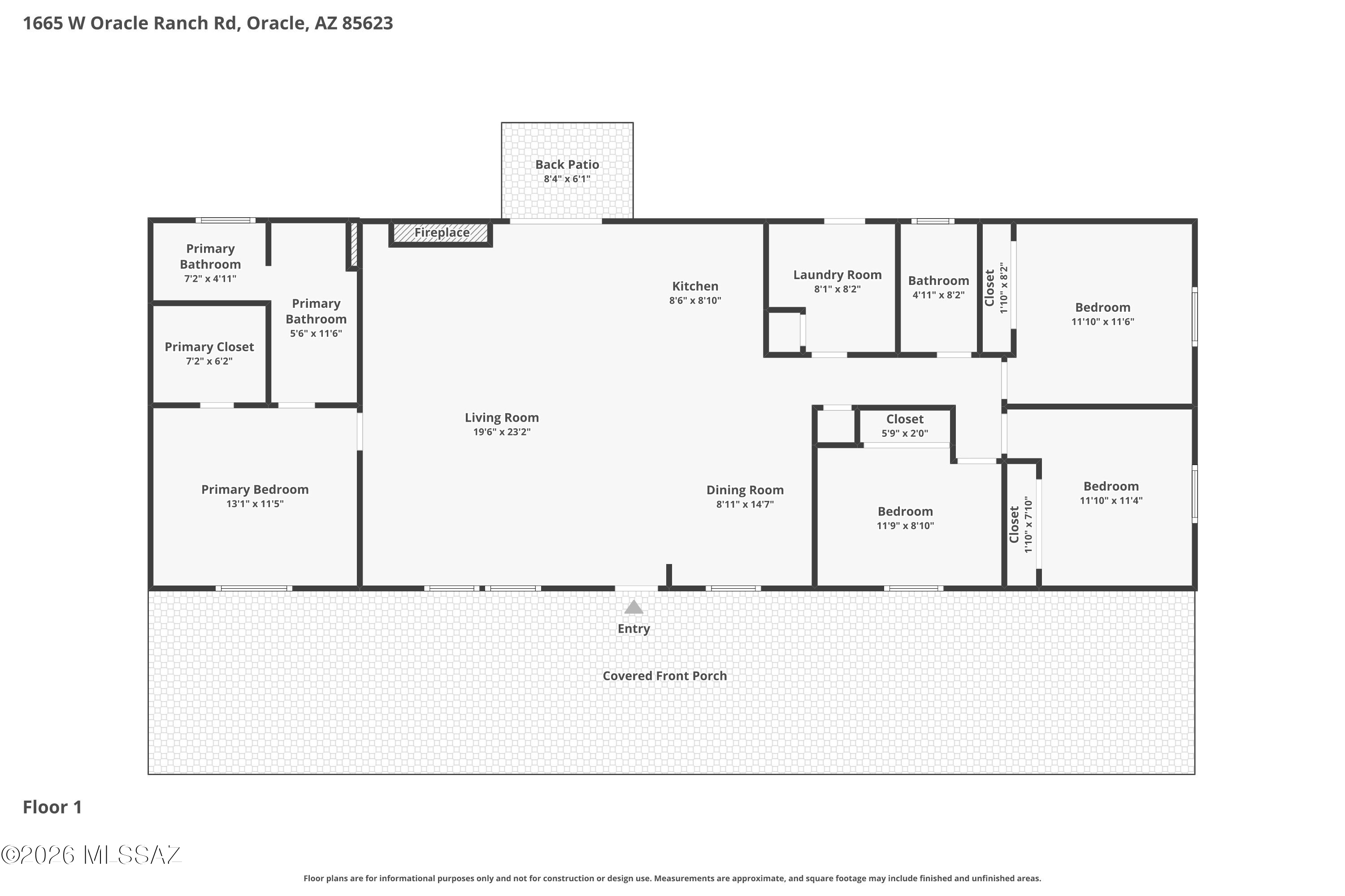 1665 W Oracle Ranch Road