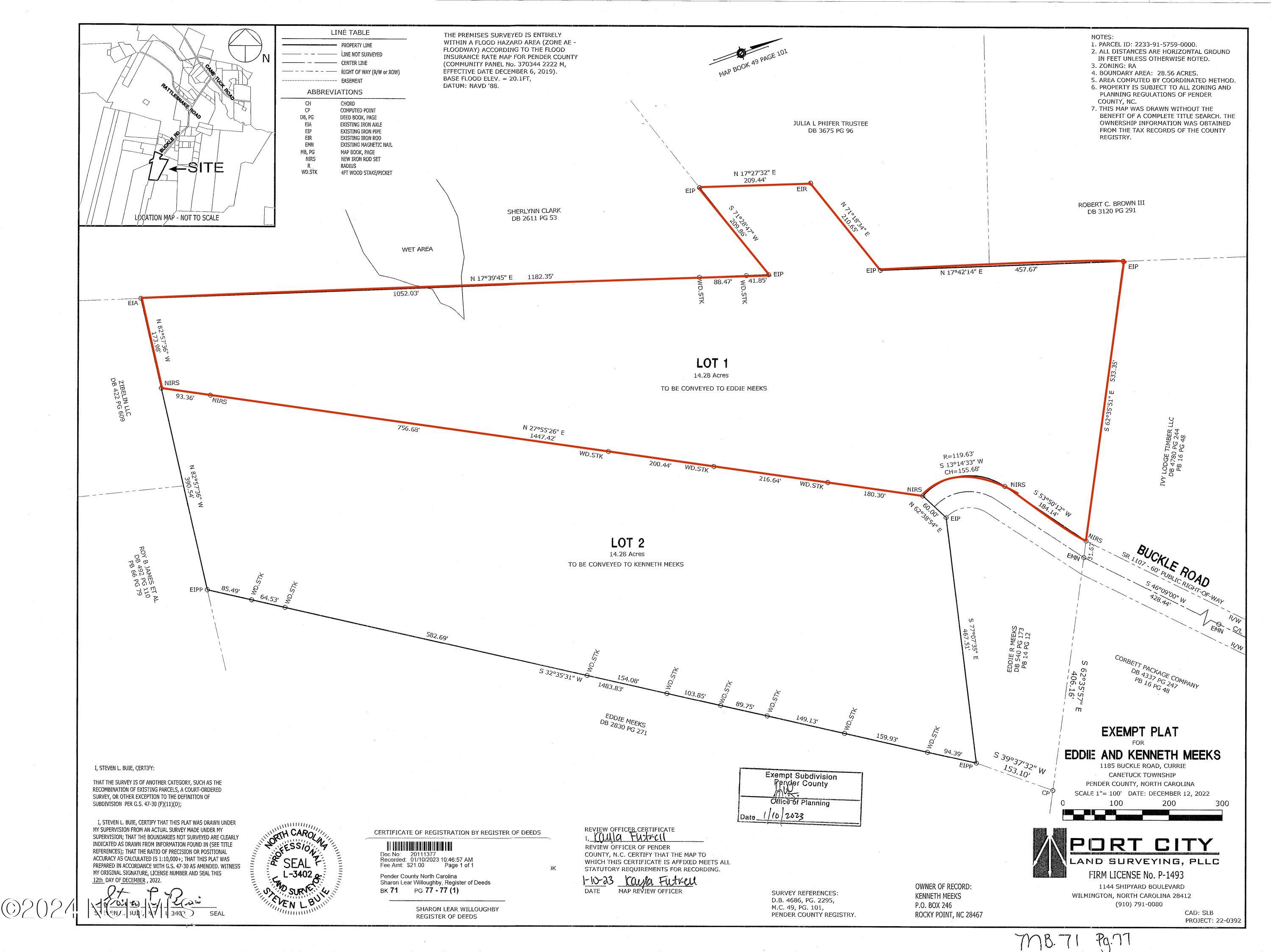 1185 Buckle Road Lot 1