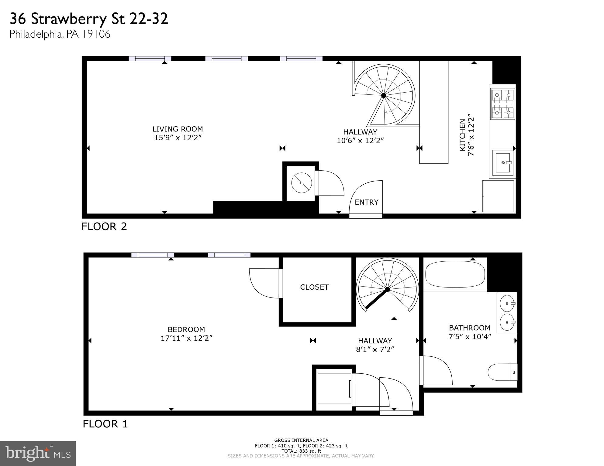 36 S STRAWBERRY STREET Unit: 2232