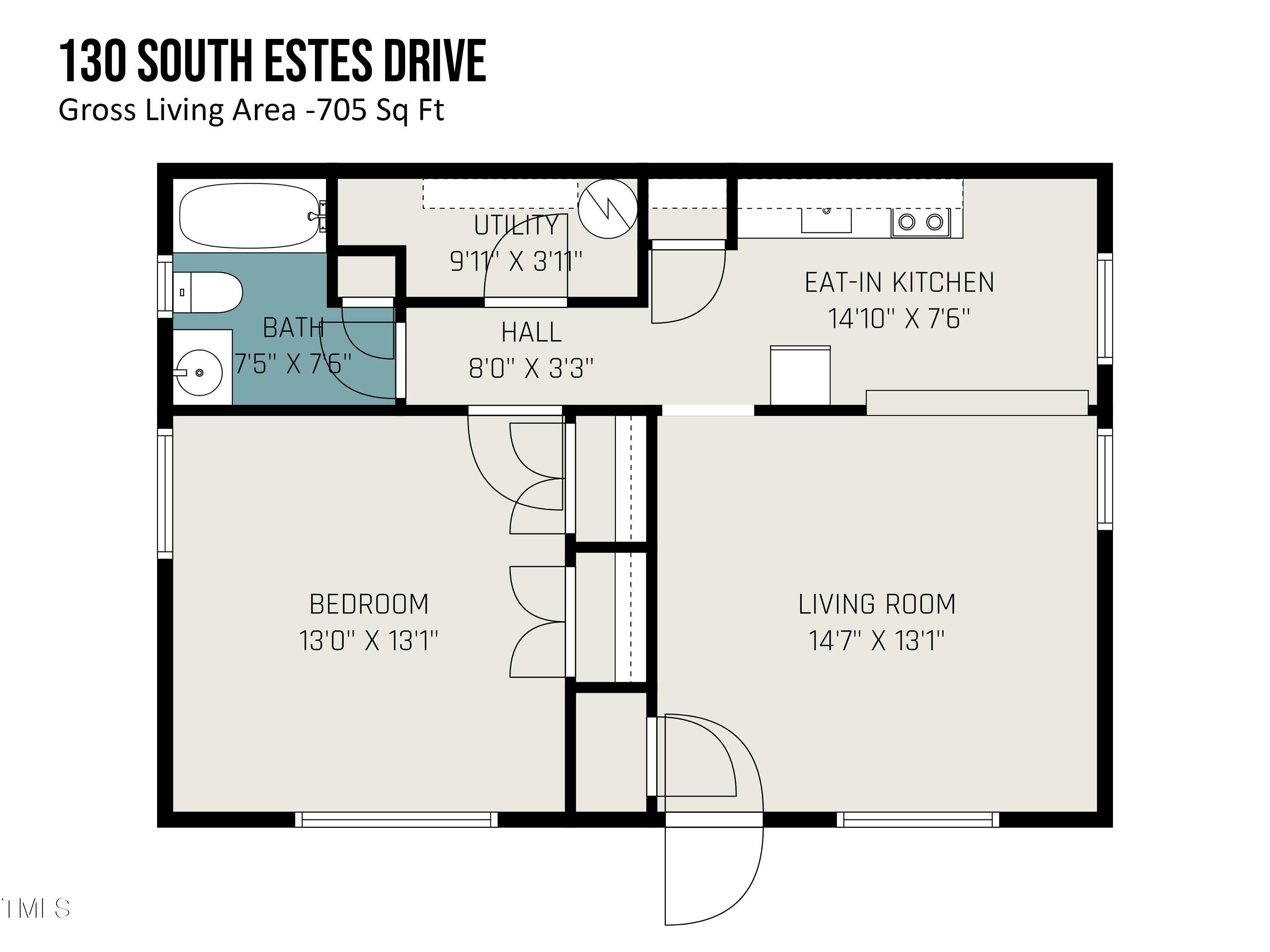 130 S Estes Drive Unit 6 Unit: Bldg F Unit 6