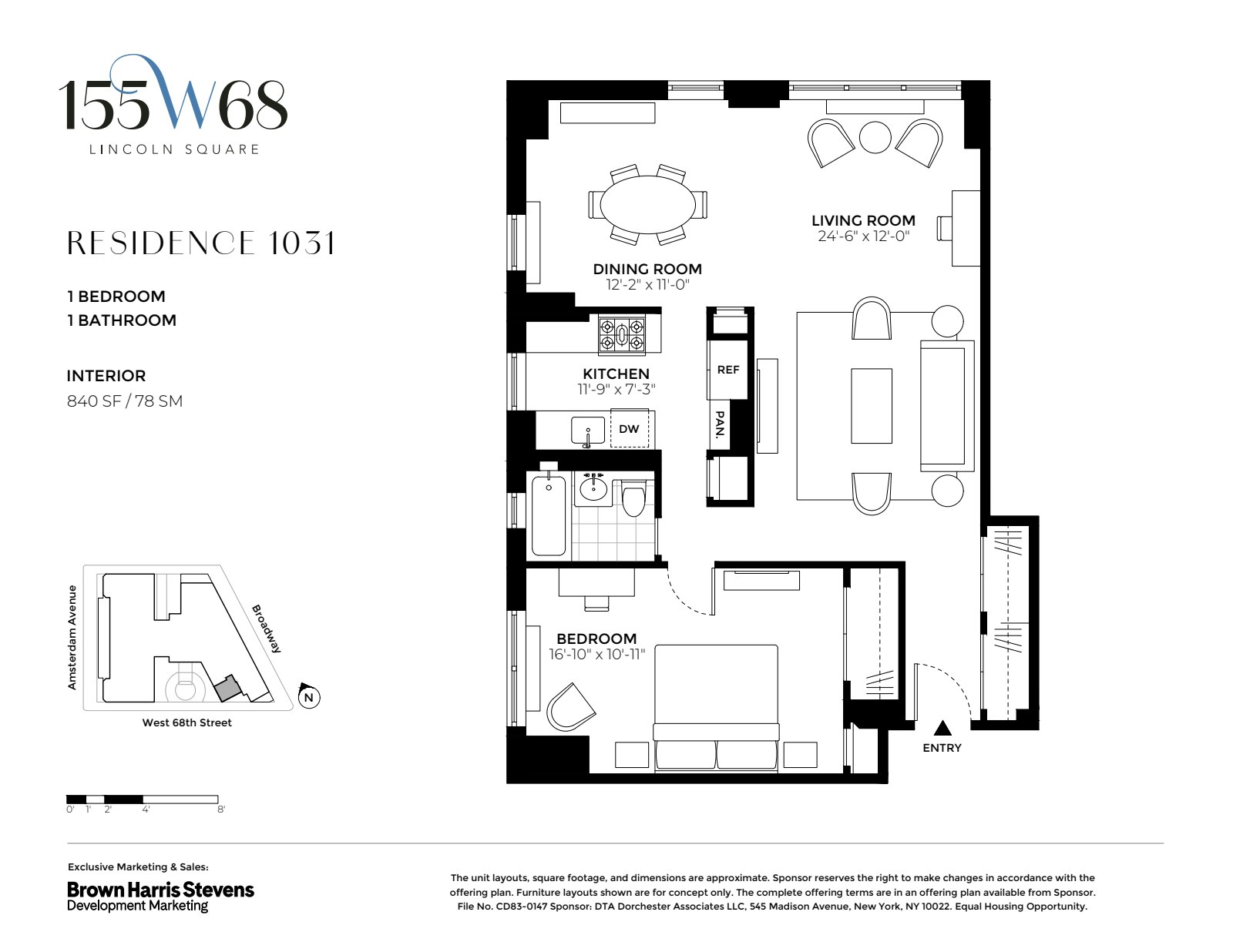 155 W 68TH Street 1031
