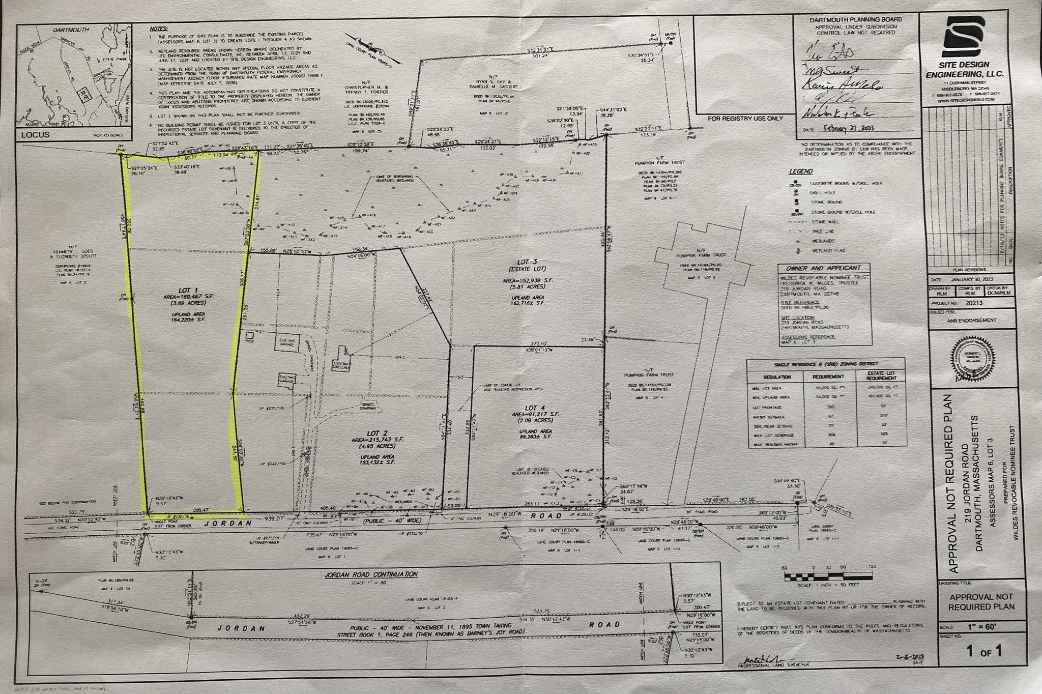 Lot 1 Jordan Rd