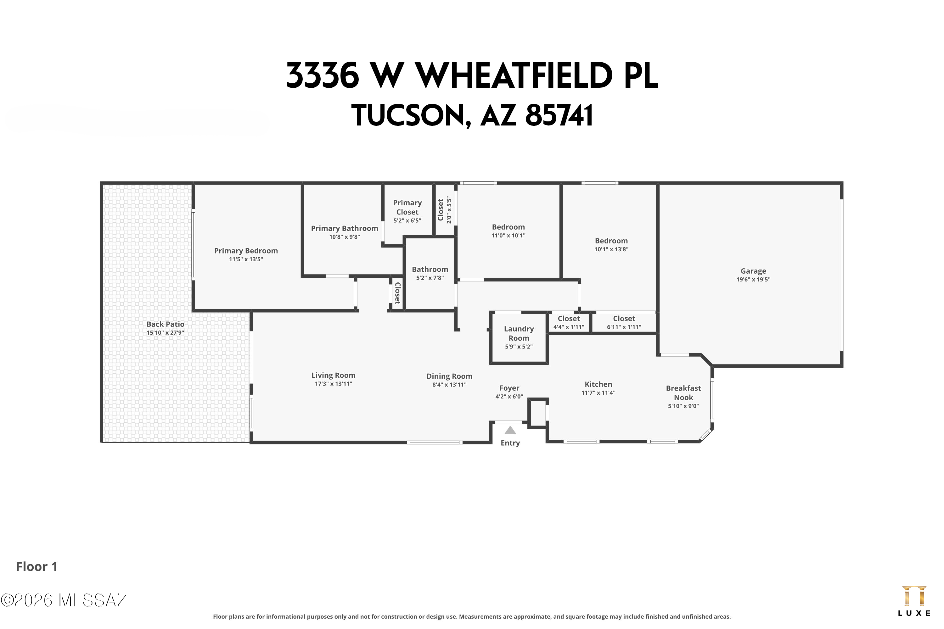 3336 W Wheatfield Place