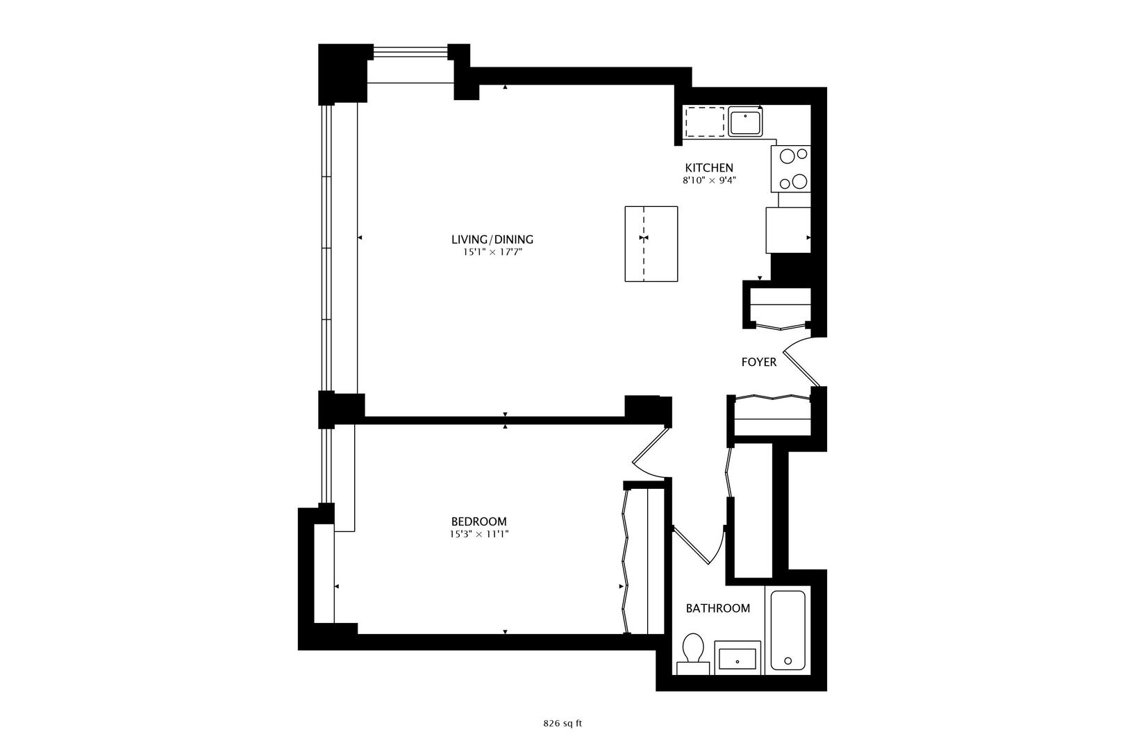1360 N Sandburg Terrace Unit: 2905C