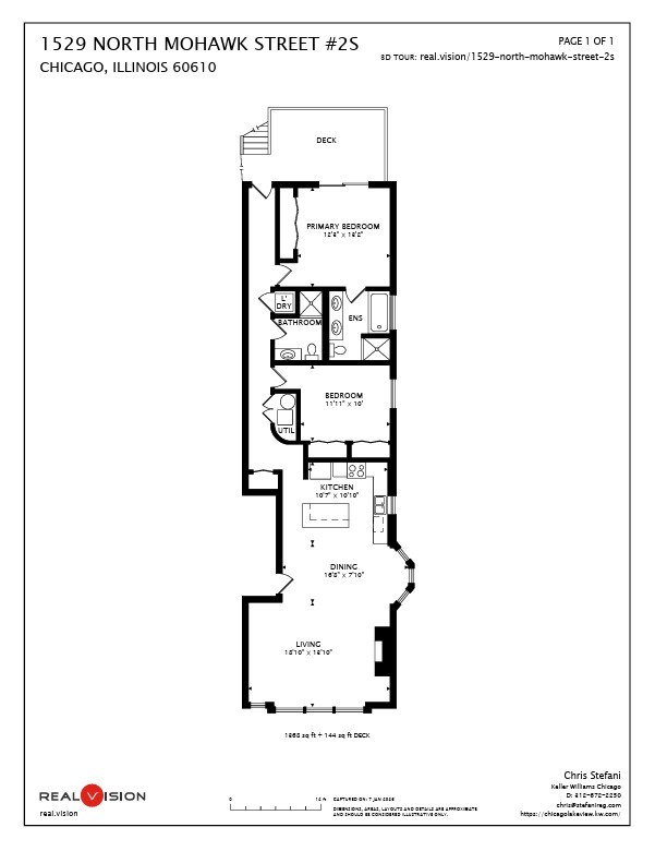 1529 N Mohawk Street Unit: 2S