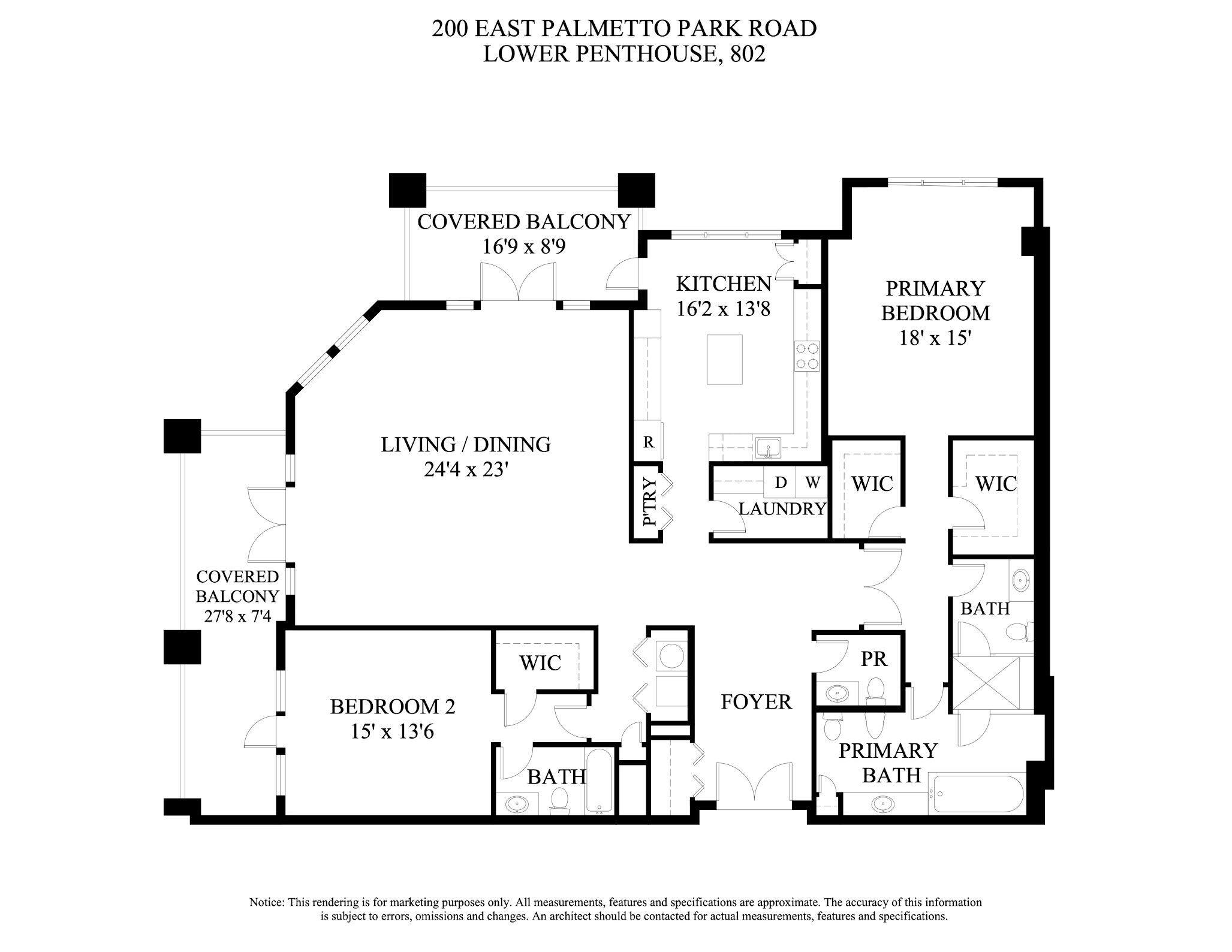 200 E Palmetto Park Road Unit: 802