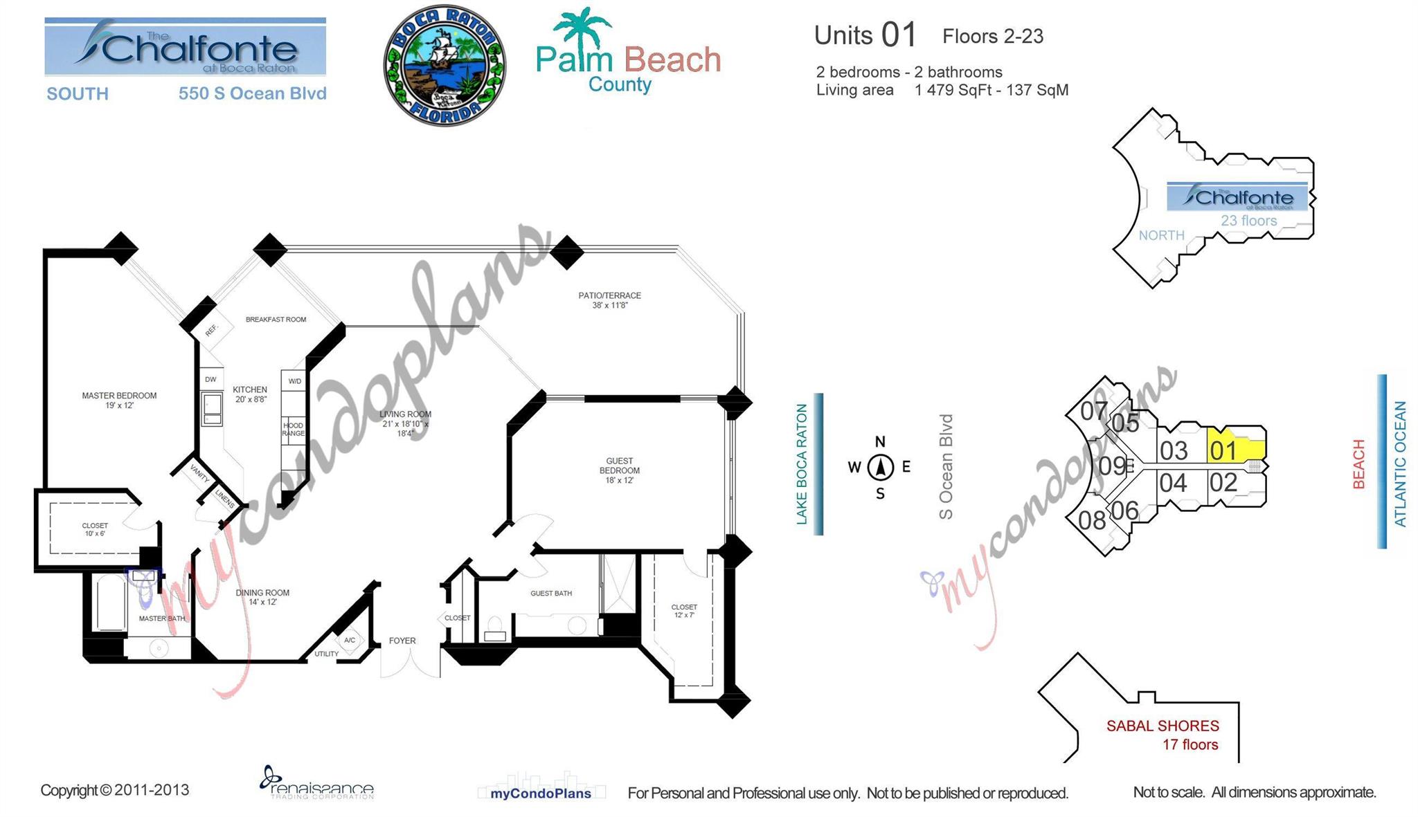 550 S Ocean Boulevard 1001