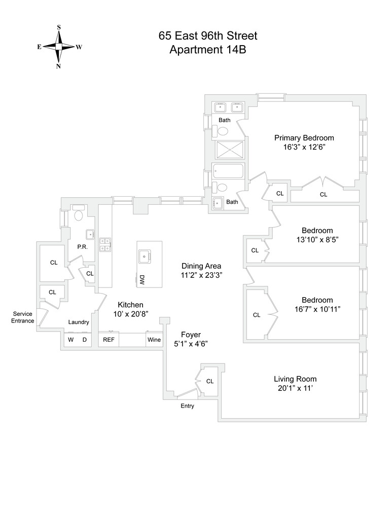 65 E 96TH Street 14B