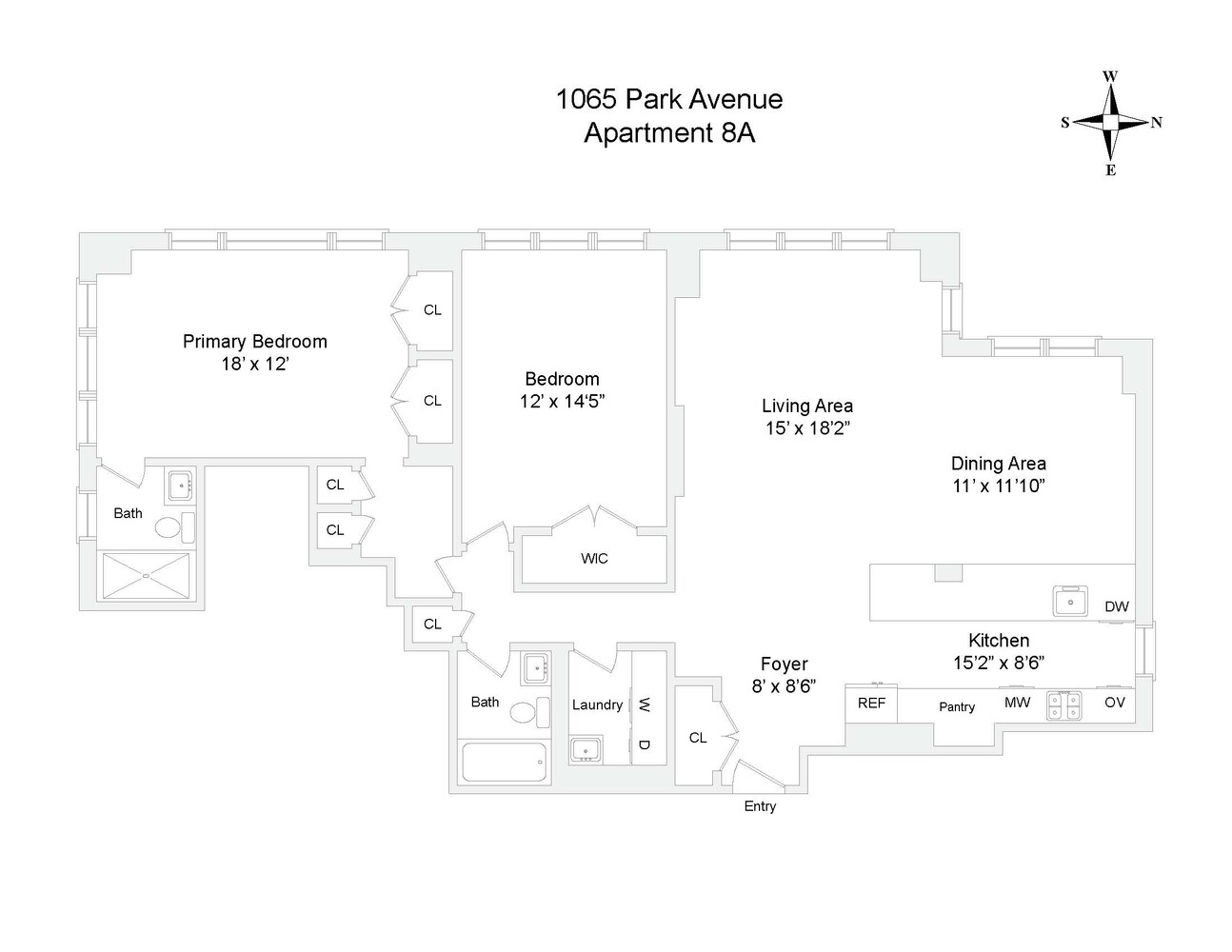 1065 PARK Avenue 8A