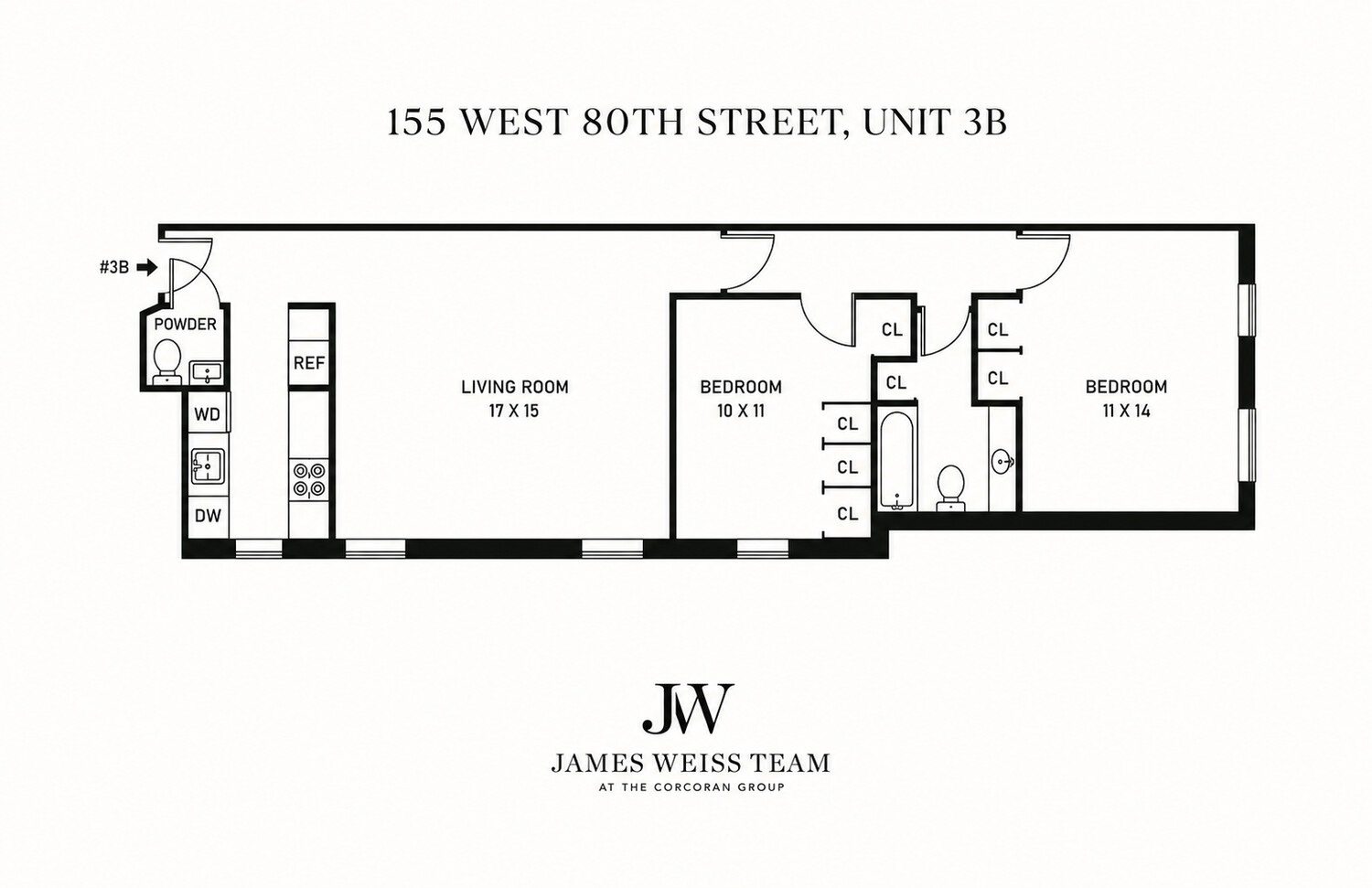 155 W 80TH Street 3B