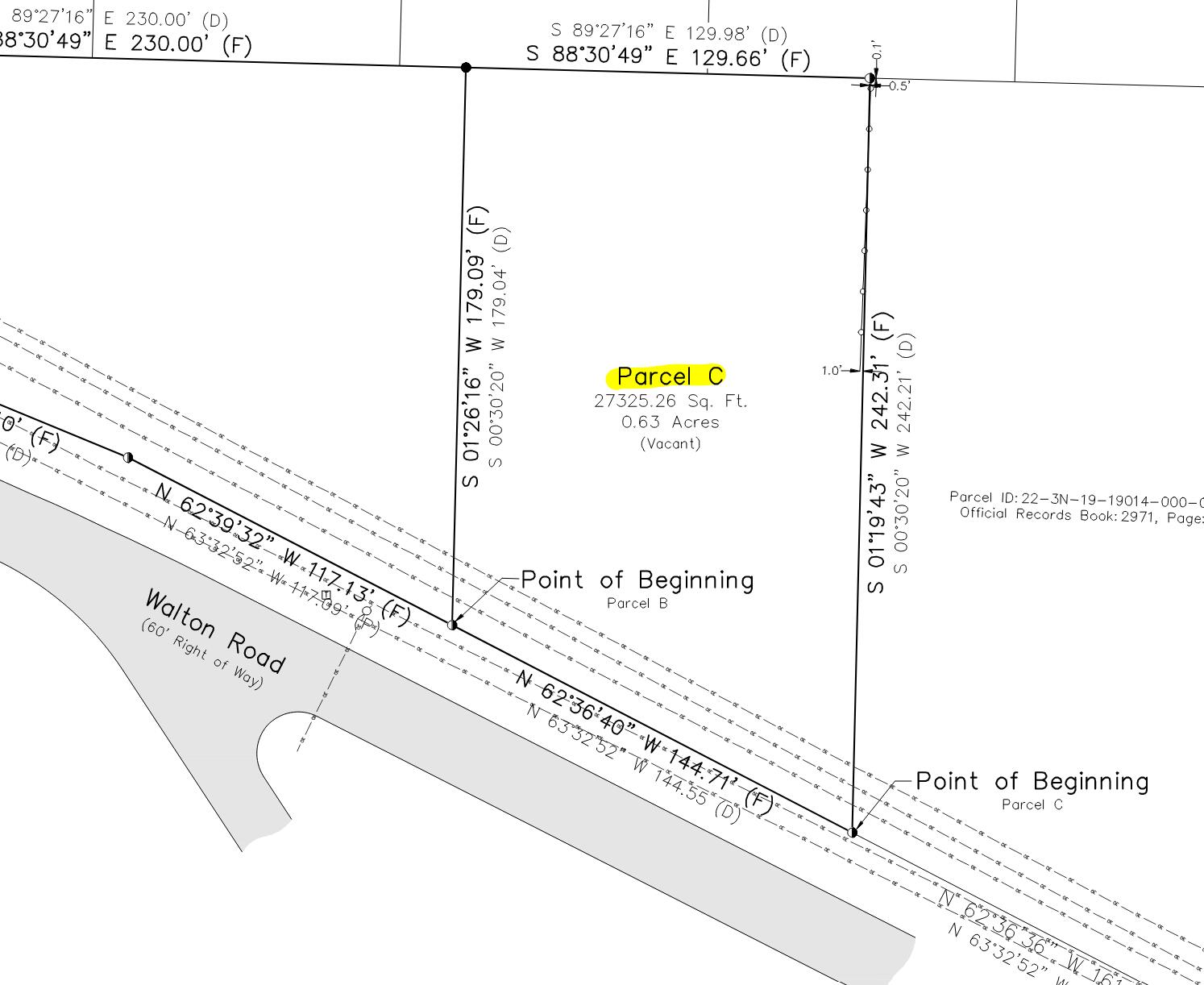 Lot C .63 Acres on Walton Road, DeFuniak Springs