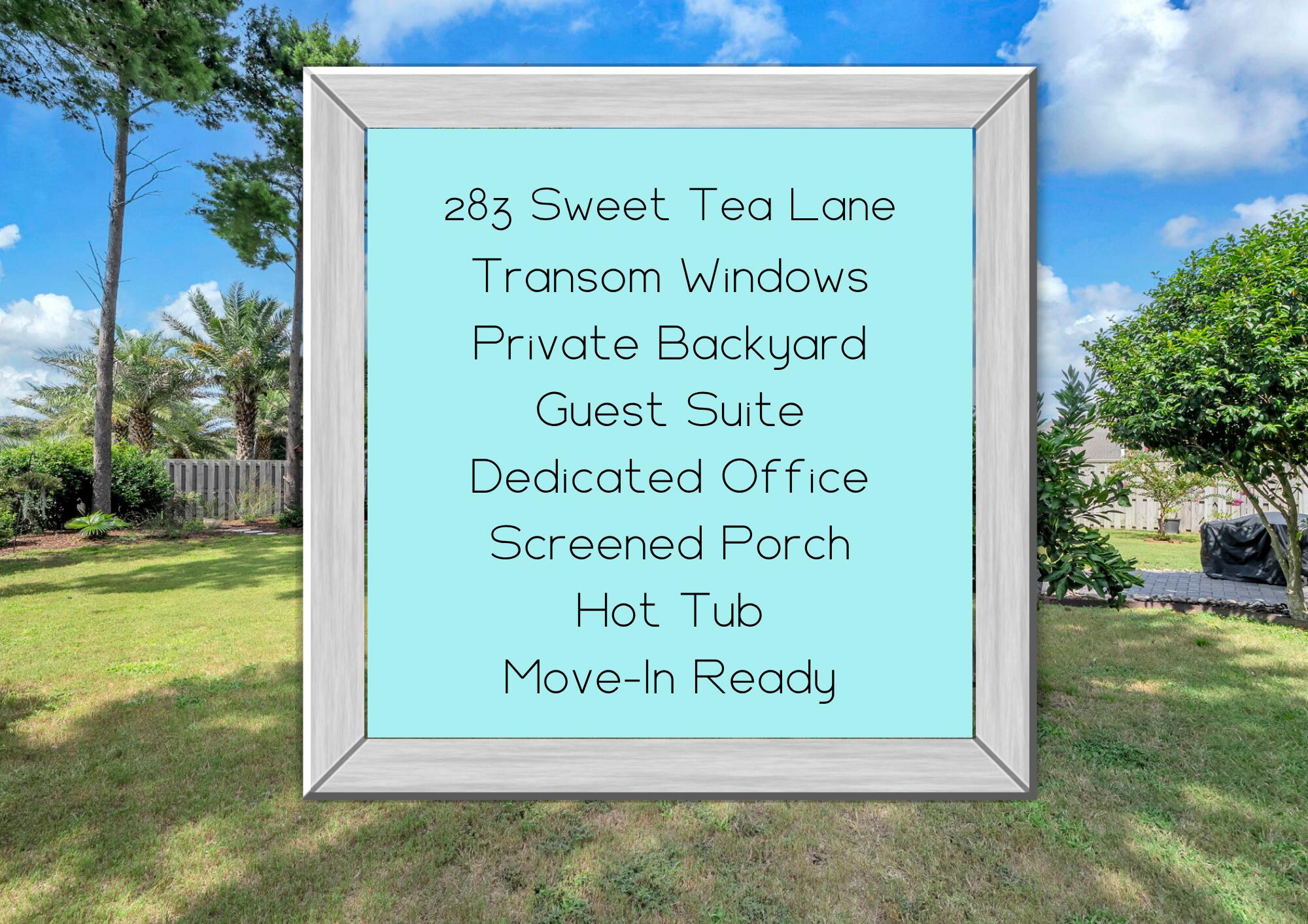 283 Sweet Tea Lane