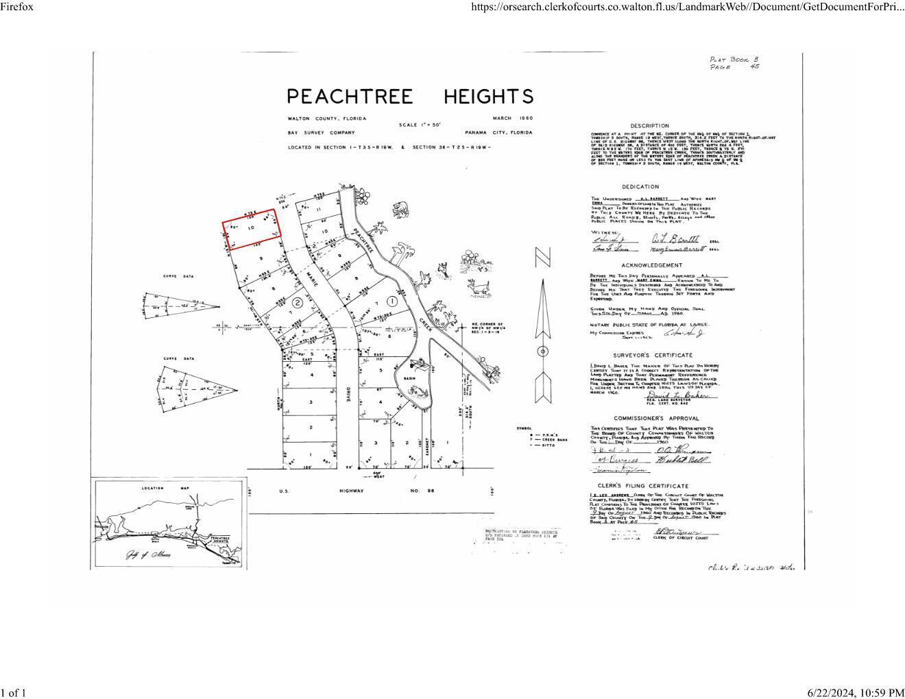 Lot 10 BLK 2 Peachtree Heights on Marie Drive