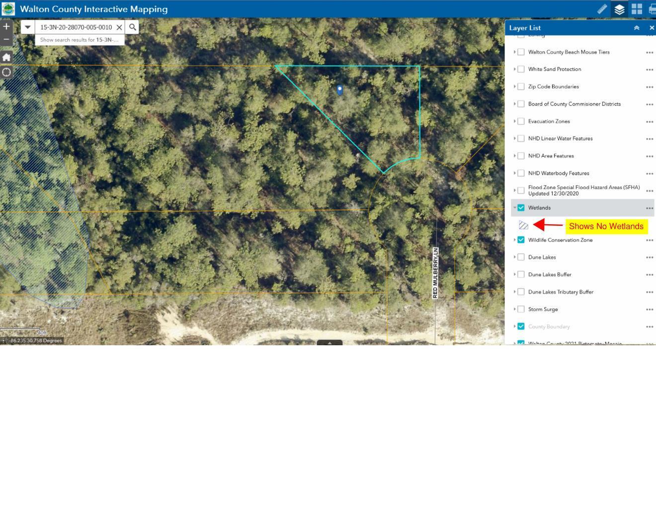 Lot 1 Blk 5 Red Mulberry Lane, DeFuniak Springs