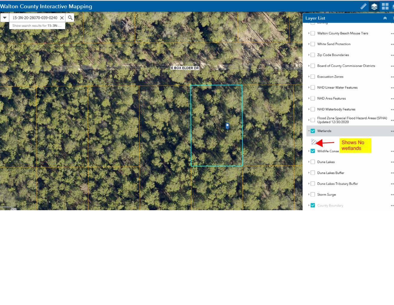Lot 24 E Blk 39 E. Box Elder Drive, DeFuniak Springs