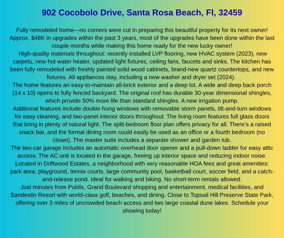 902 Cocobolo Drive