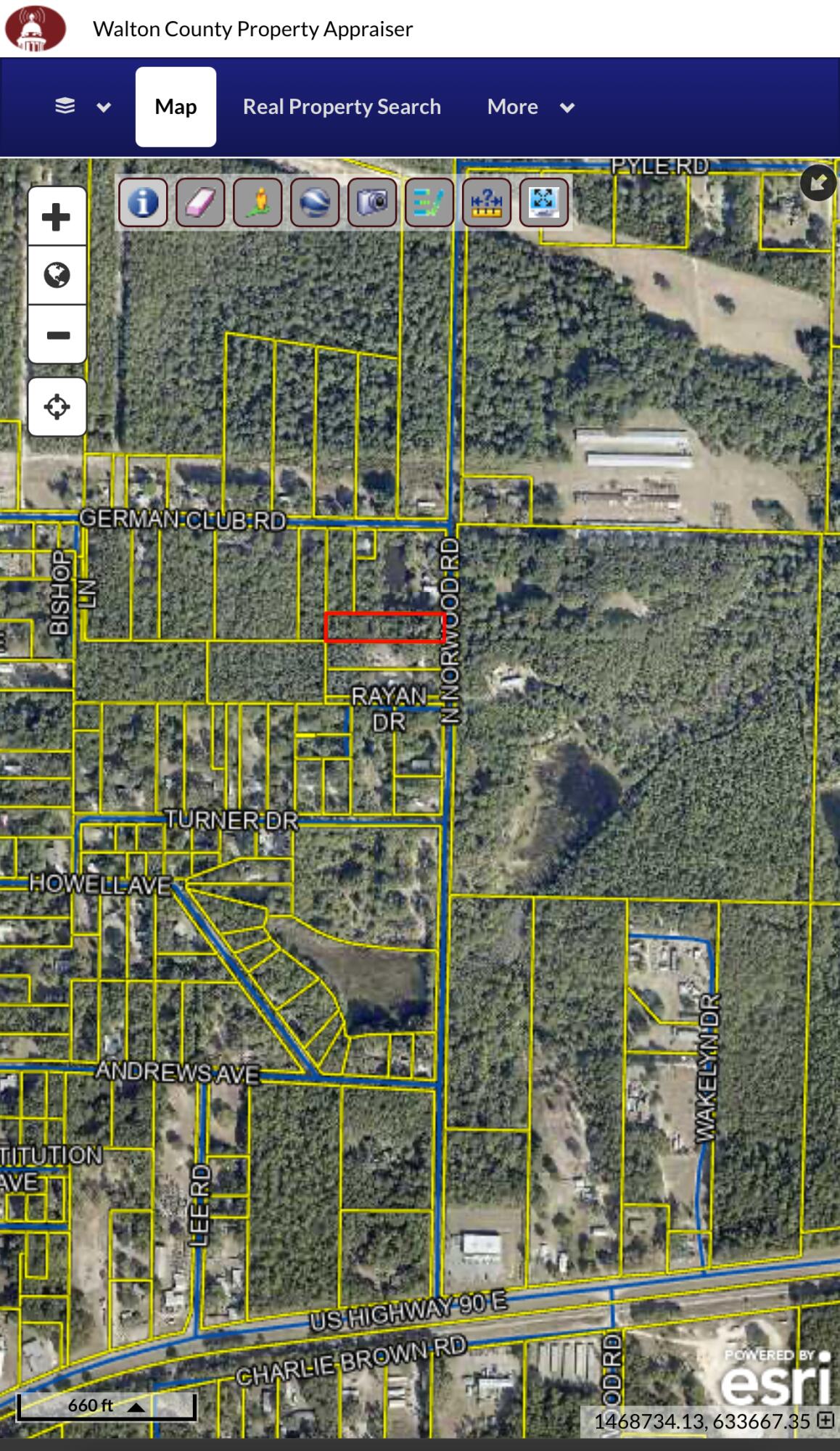 Lot 3 N Norwood Road, DeFuniak Springs