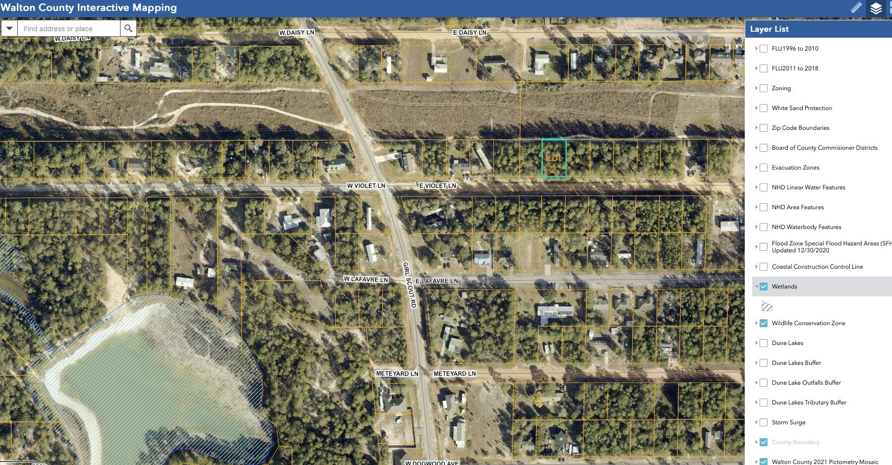 Lot 2 Blk 8 on E Violet Lane, DeFuniak Springs