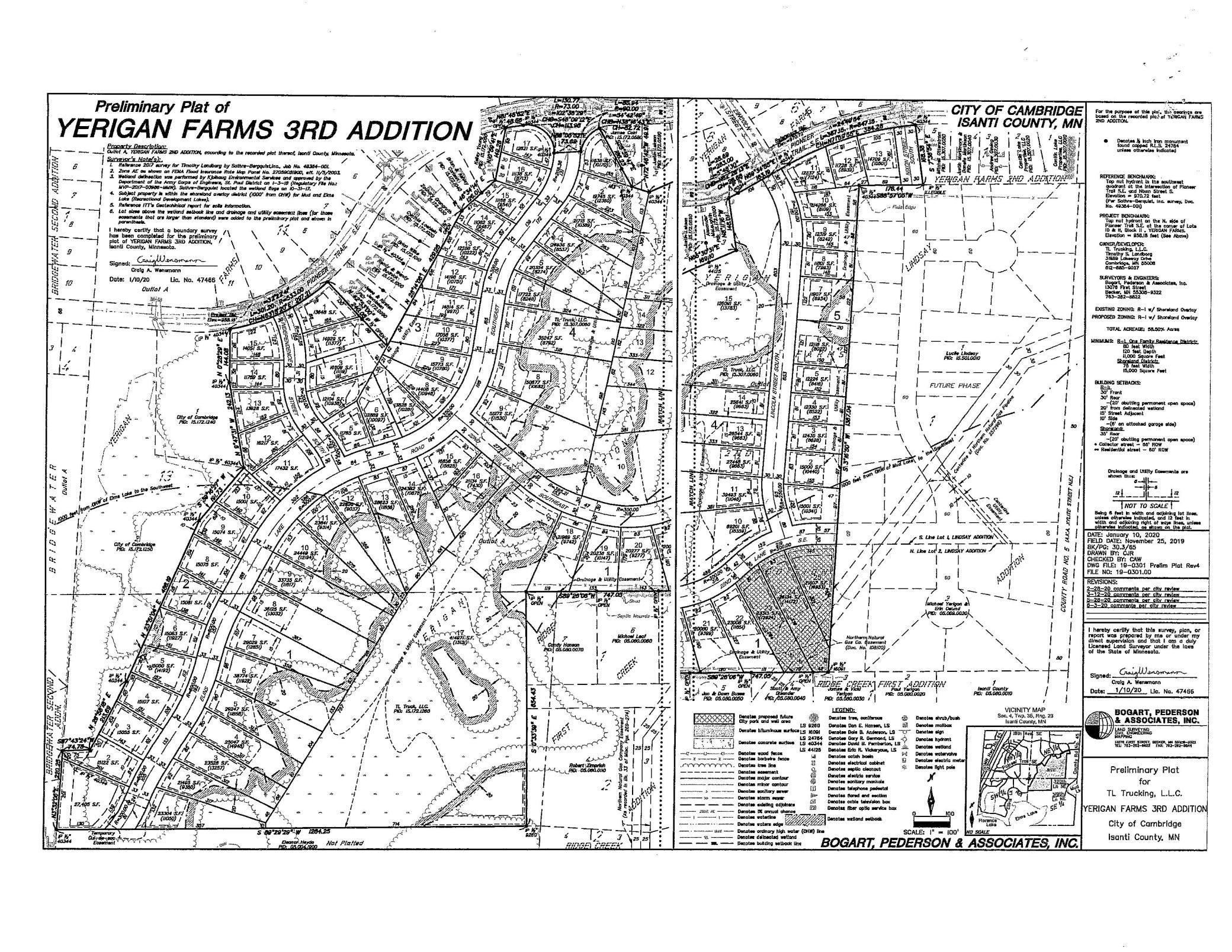 xxxx Yerigan Farms 2nd Addn.