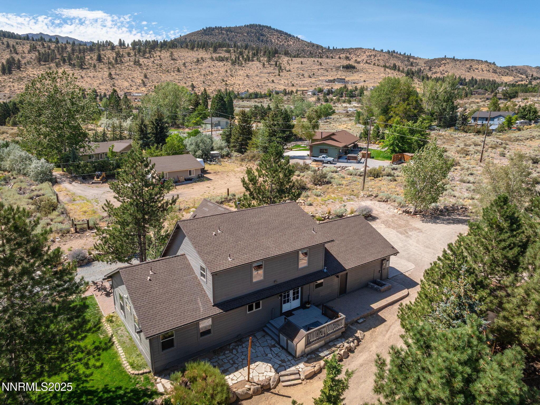 6020 Rose Rock Lane, Private unpaved road, house is at the end