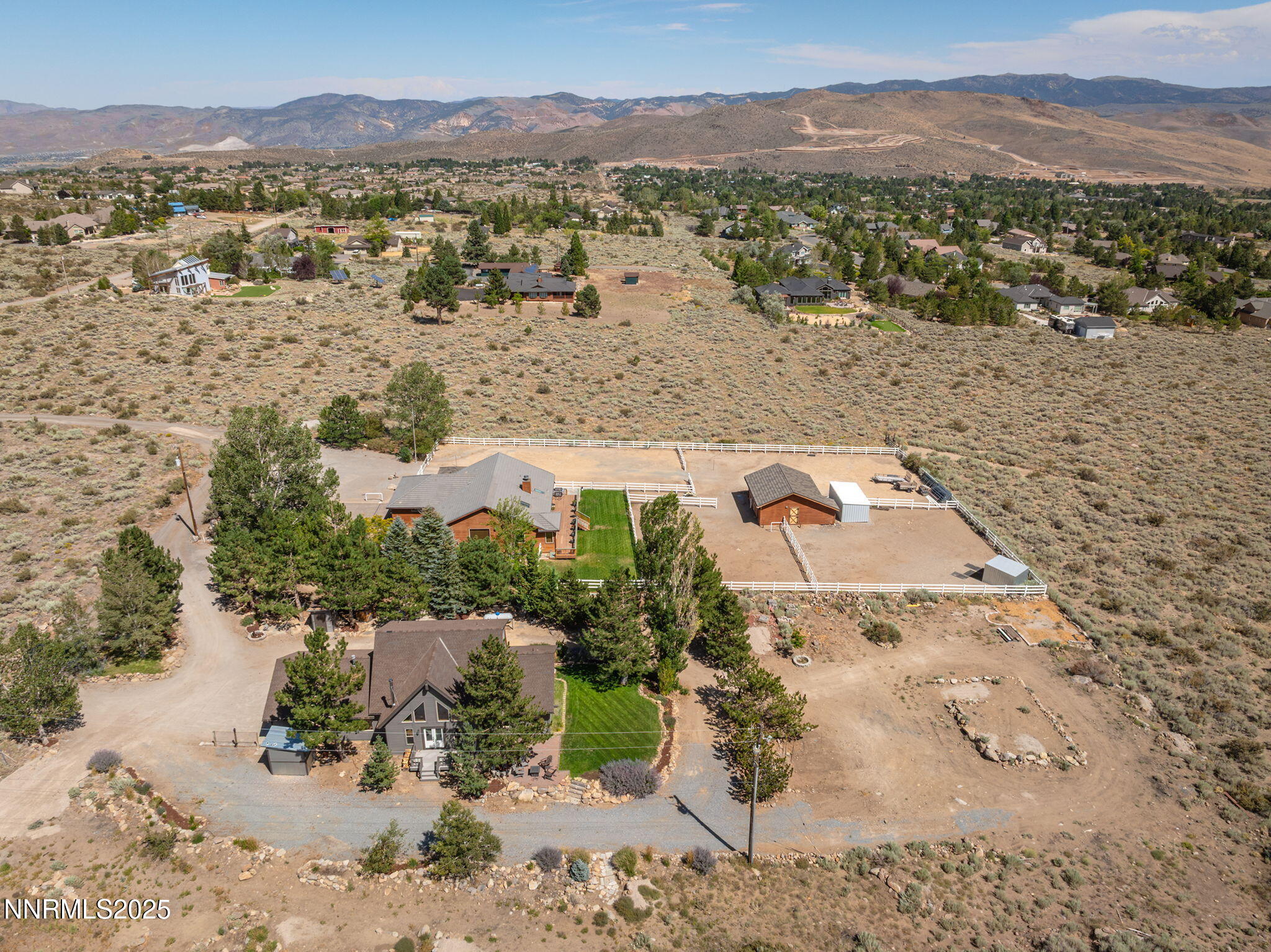 6020 Rose Rock Lane, Private unpaved road, house is at the end