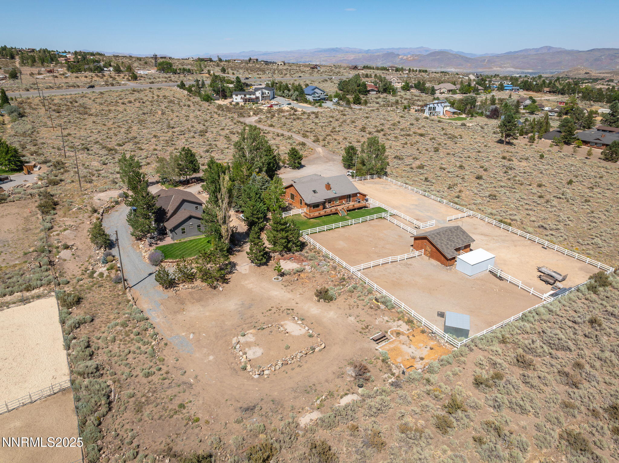 6020 Rose Rock Lane, Private unpaved road, house is at the end