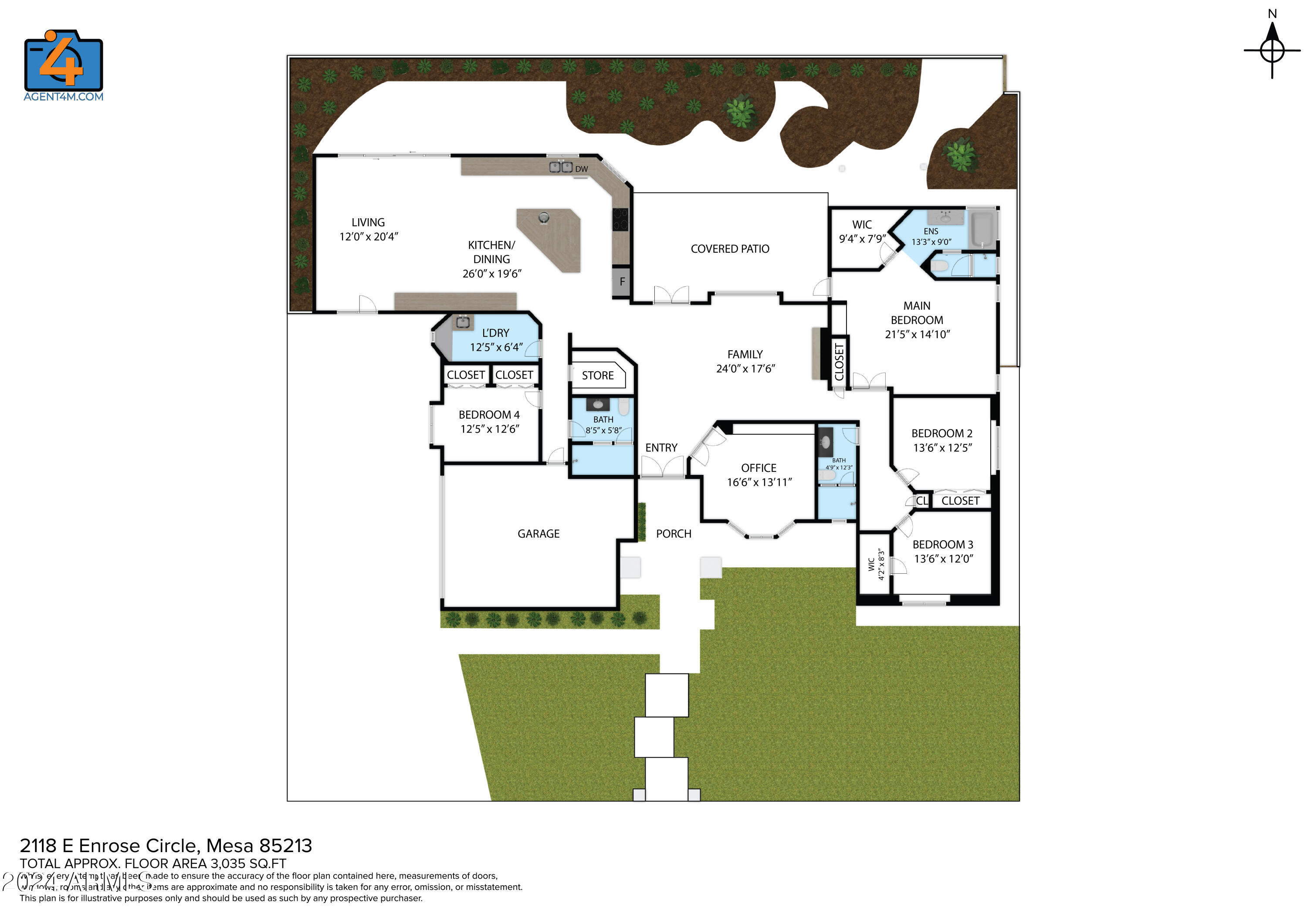 2118 E ENROSE Circle