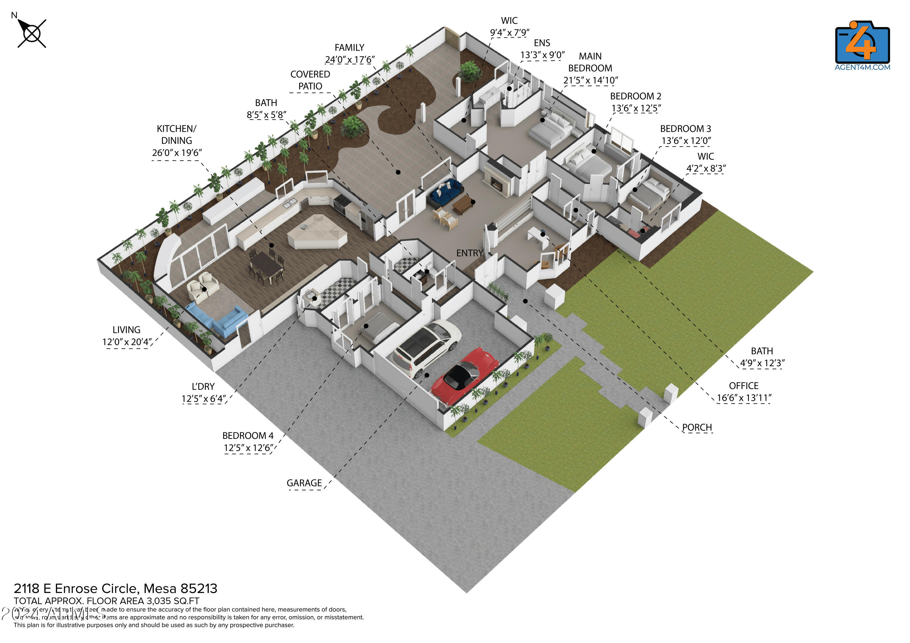 2118 E ENROSE Circle