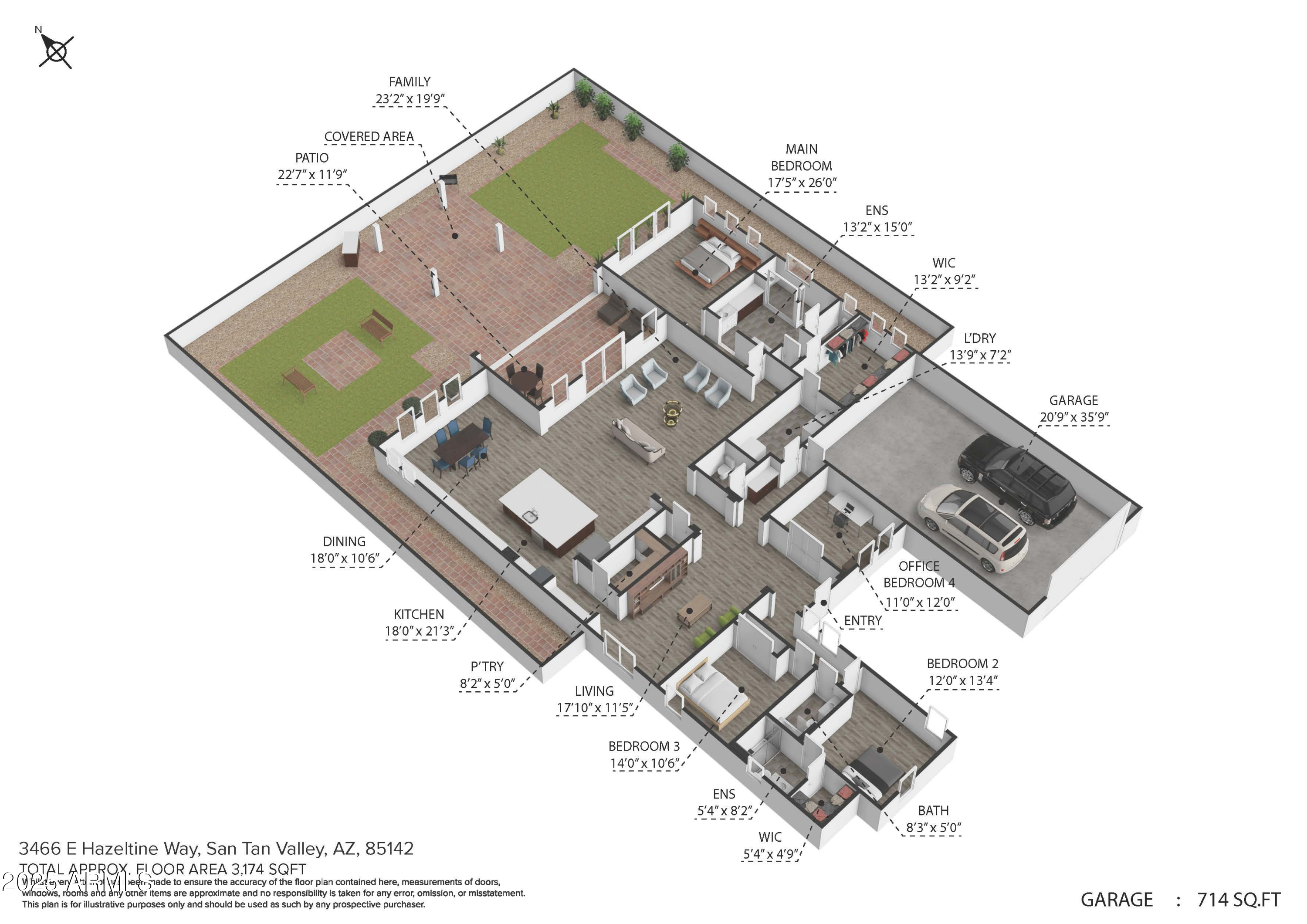 3466 E HAZELTINE Way