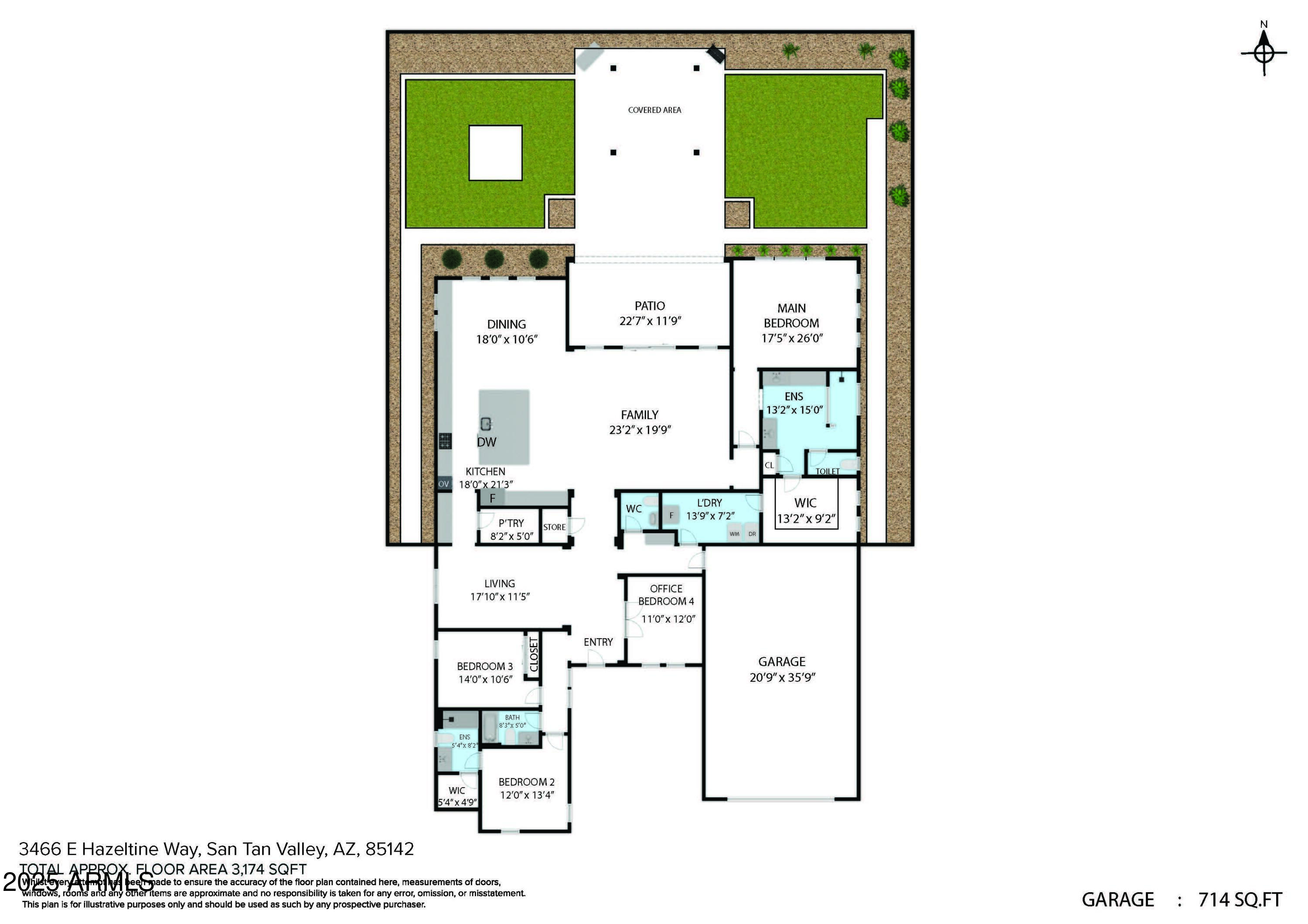 3466 E HAZELTINE Way