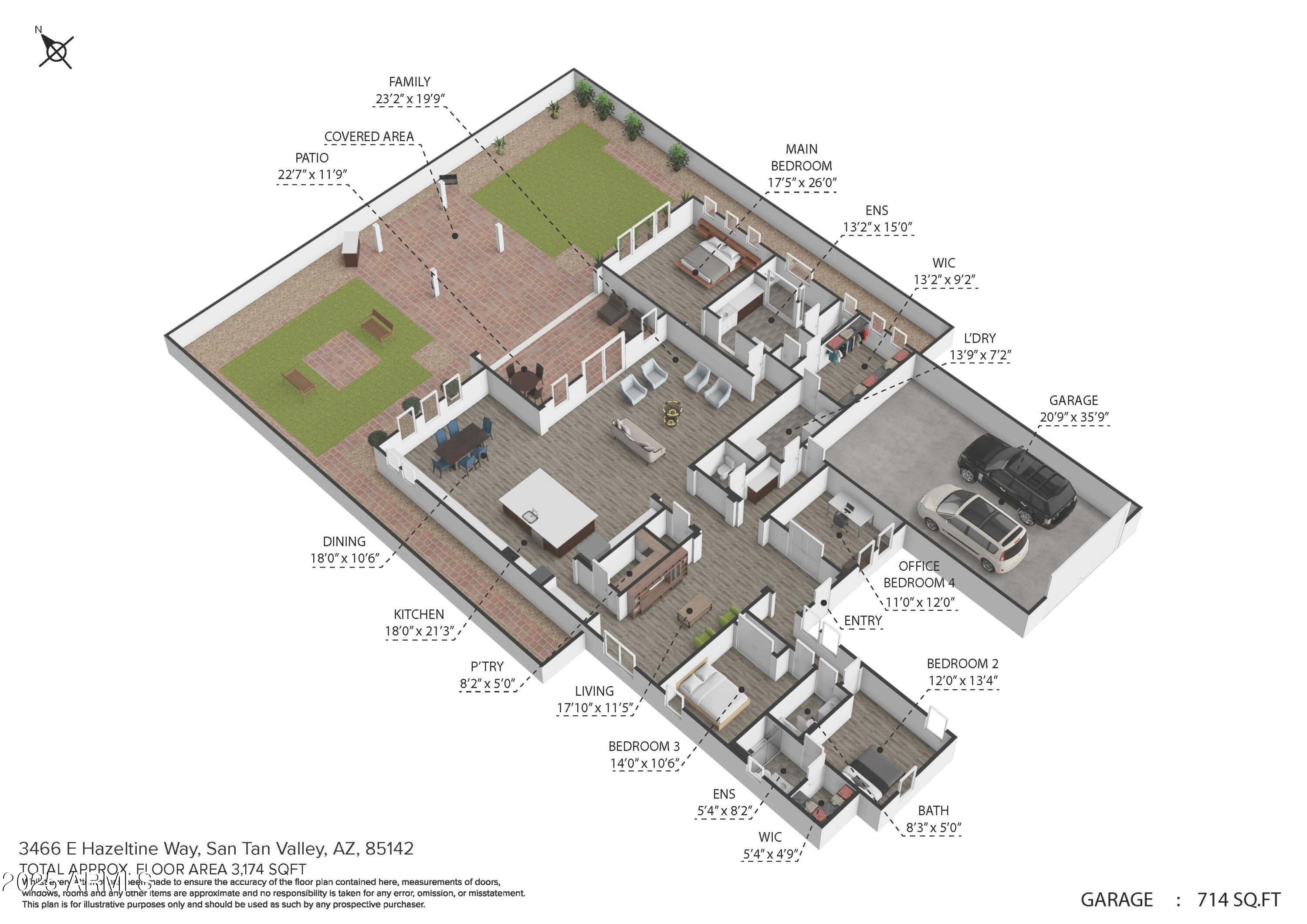 3466 E HAZELTINE Way