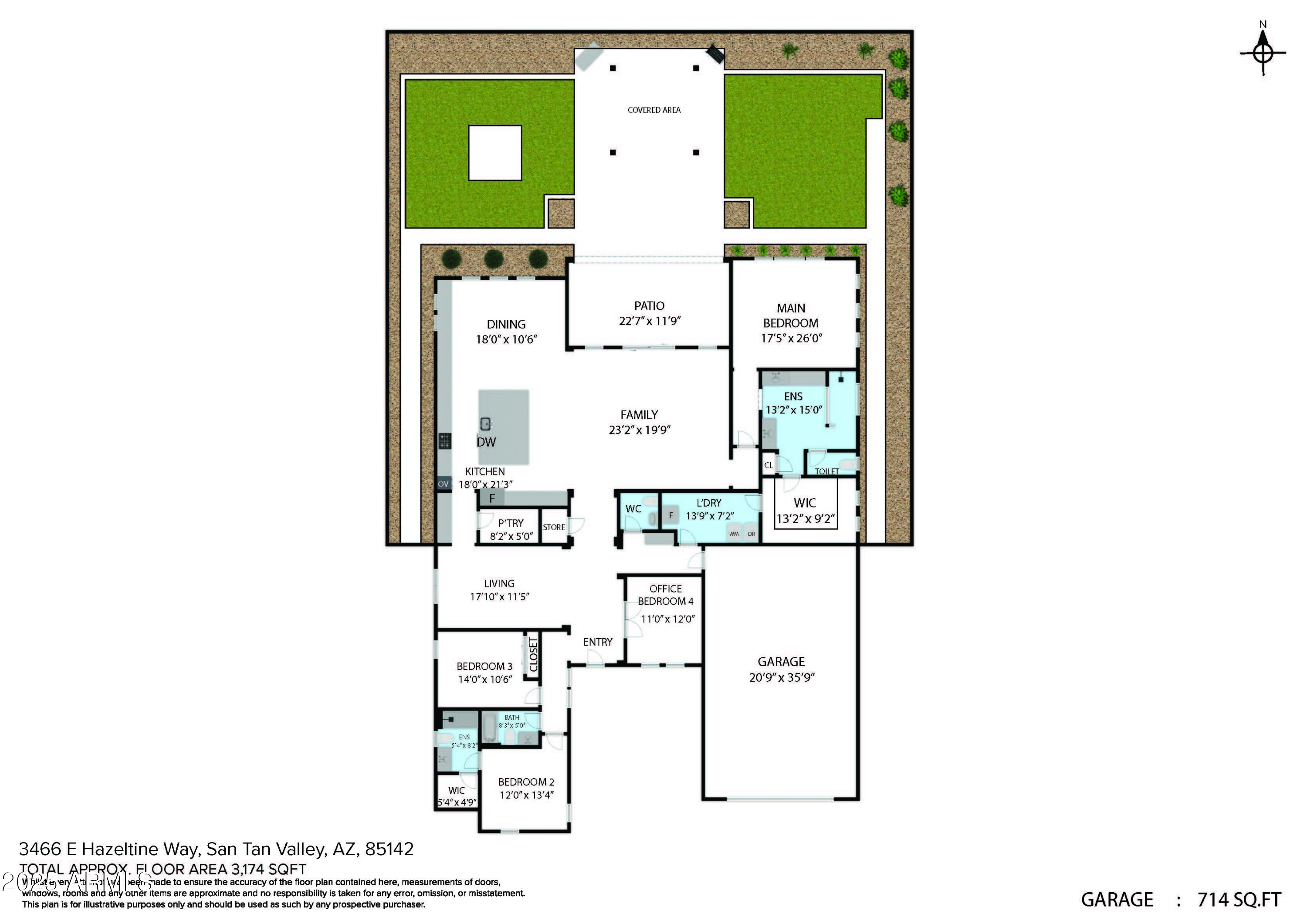 3466 E HAZELTINE Way