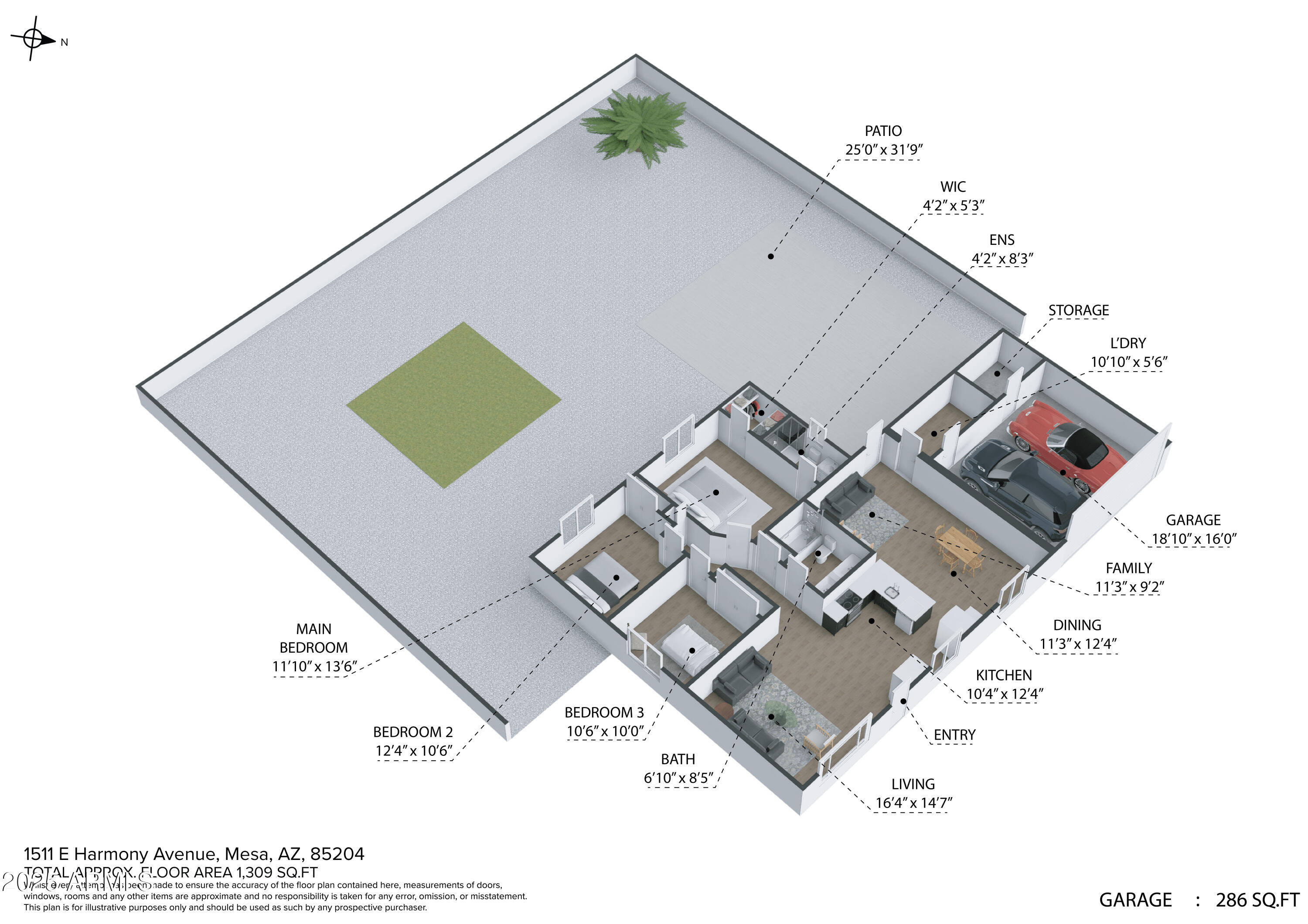 1511 E HARMONY Avenue