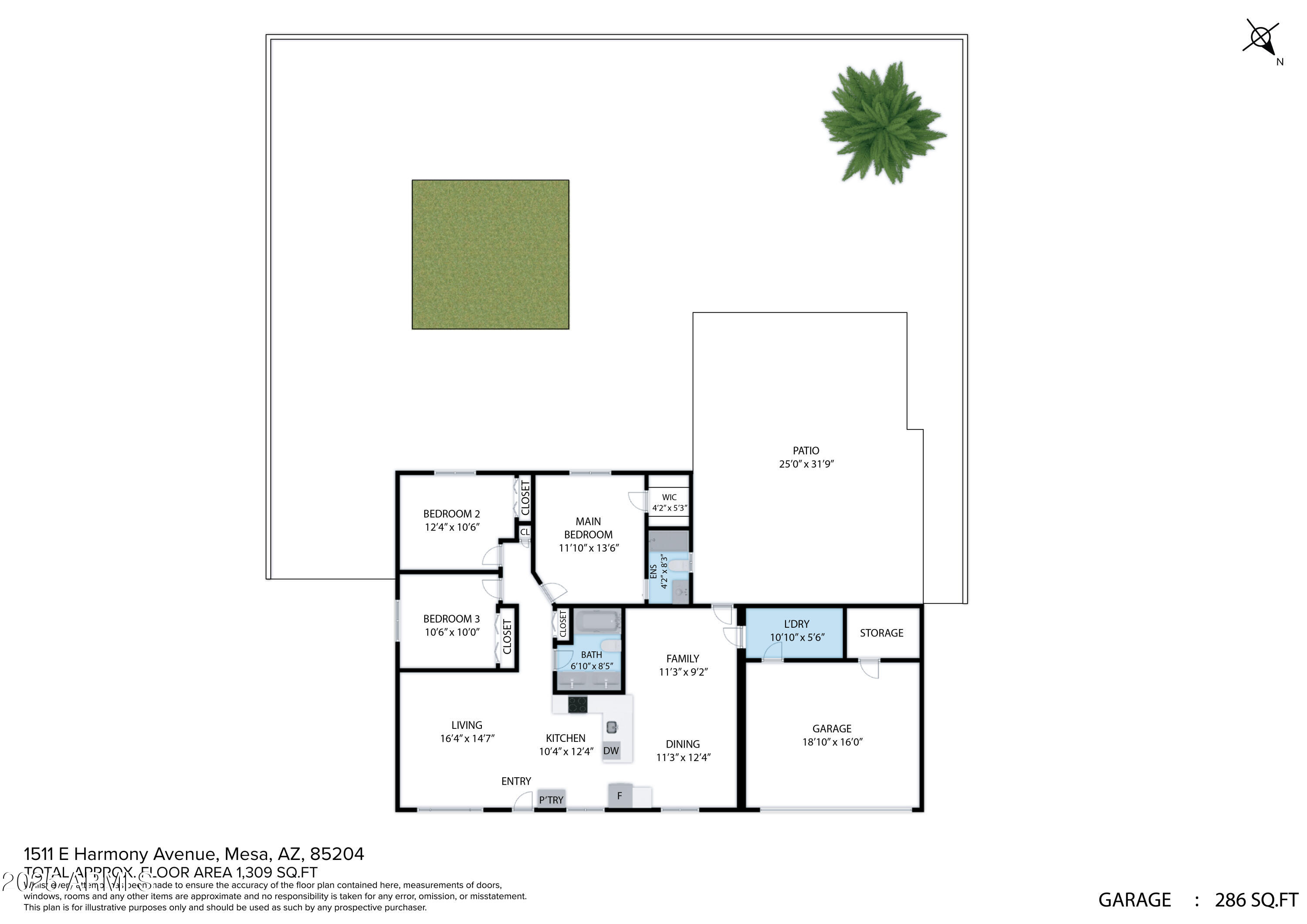 1511 E HARMONY Avenue