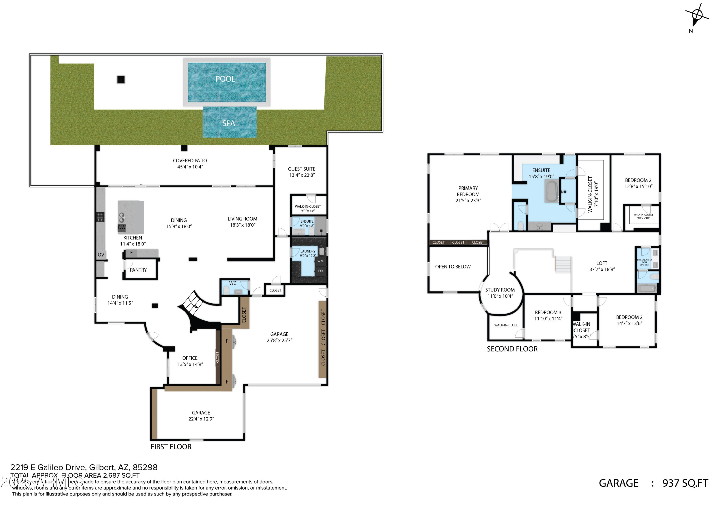 2219 E GALILEO Drive