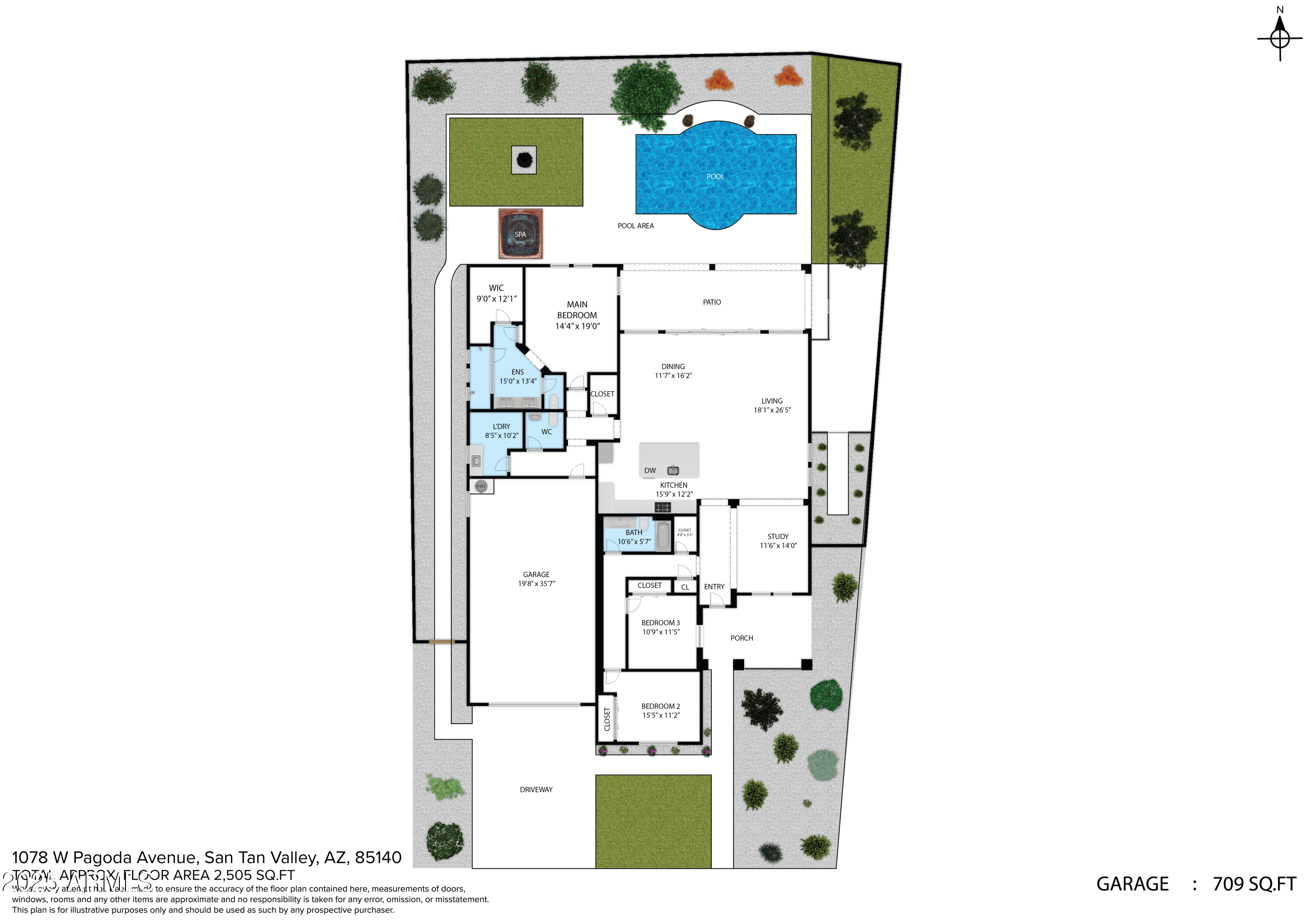 1078 W PAGODA Avenue