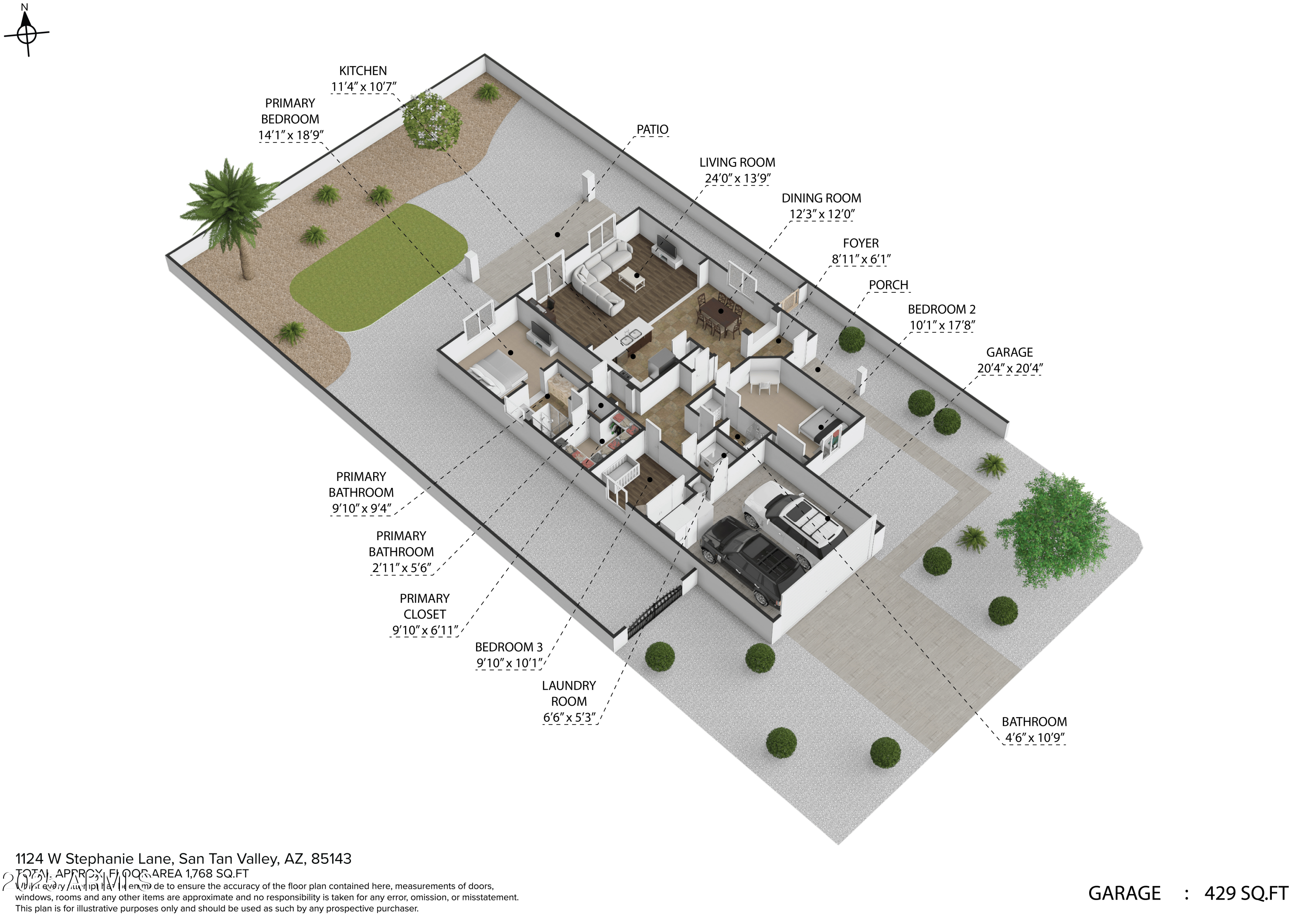 1124 W STEPHANIE Lane, San Tan Valley