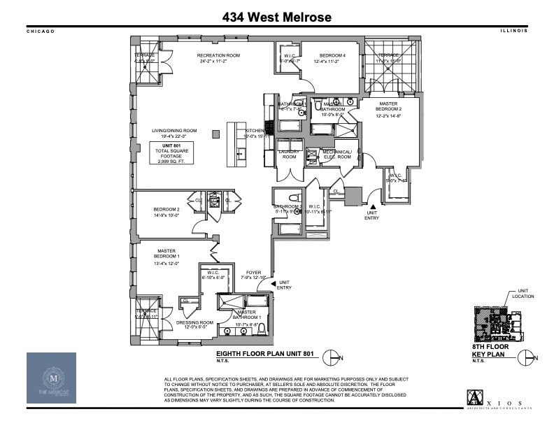 434 W Melrose Street Unit: 801