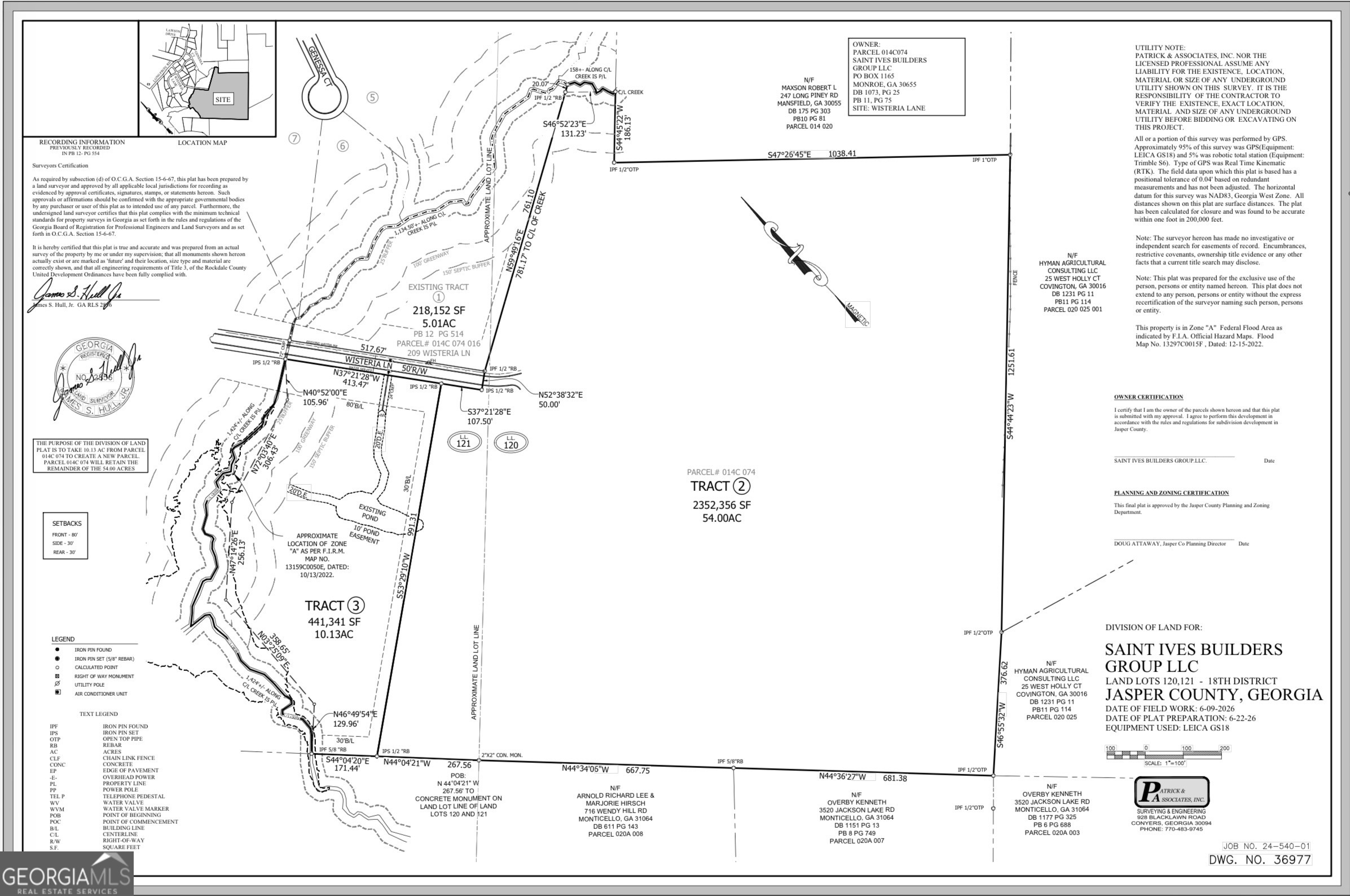 0 Long Piney Road # 2 Unit: TRACT 2
