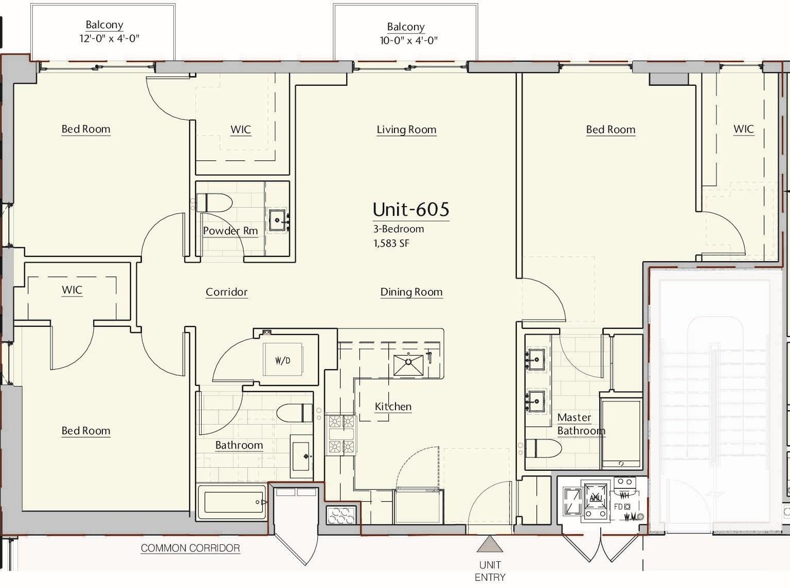 921 MADISON ST Unit: 605