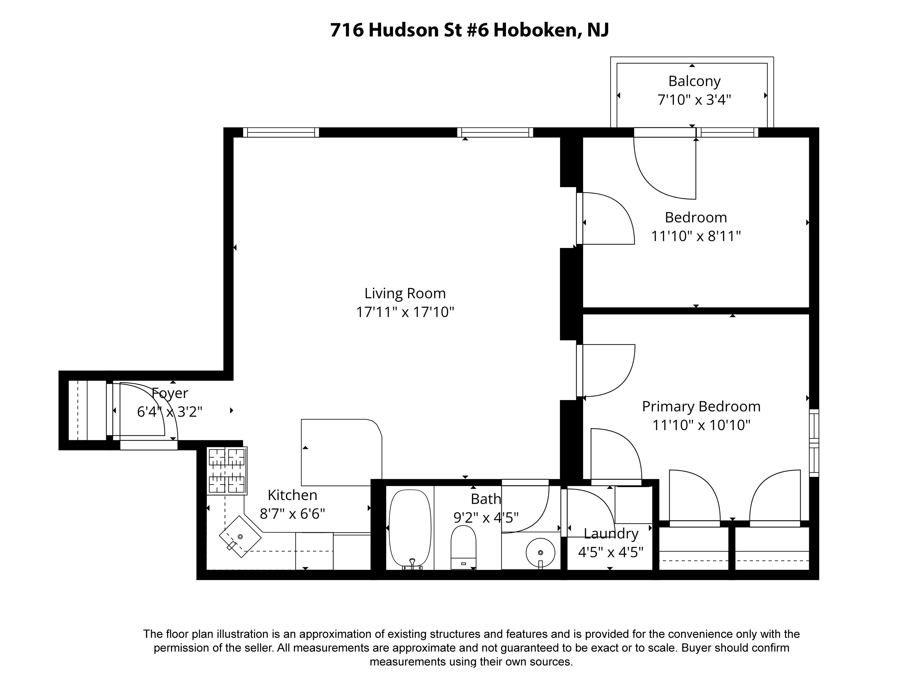 716 HUDSON ST Unit: 6