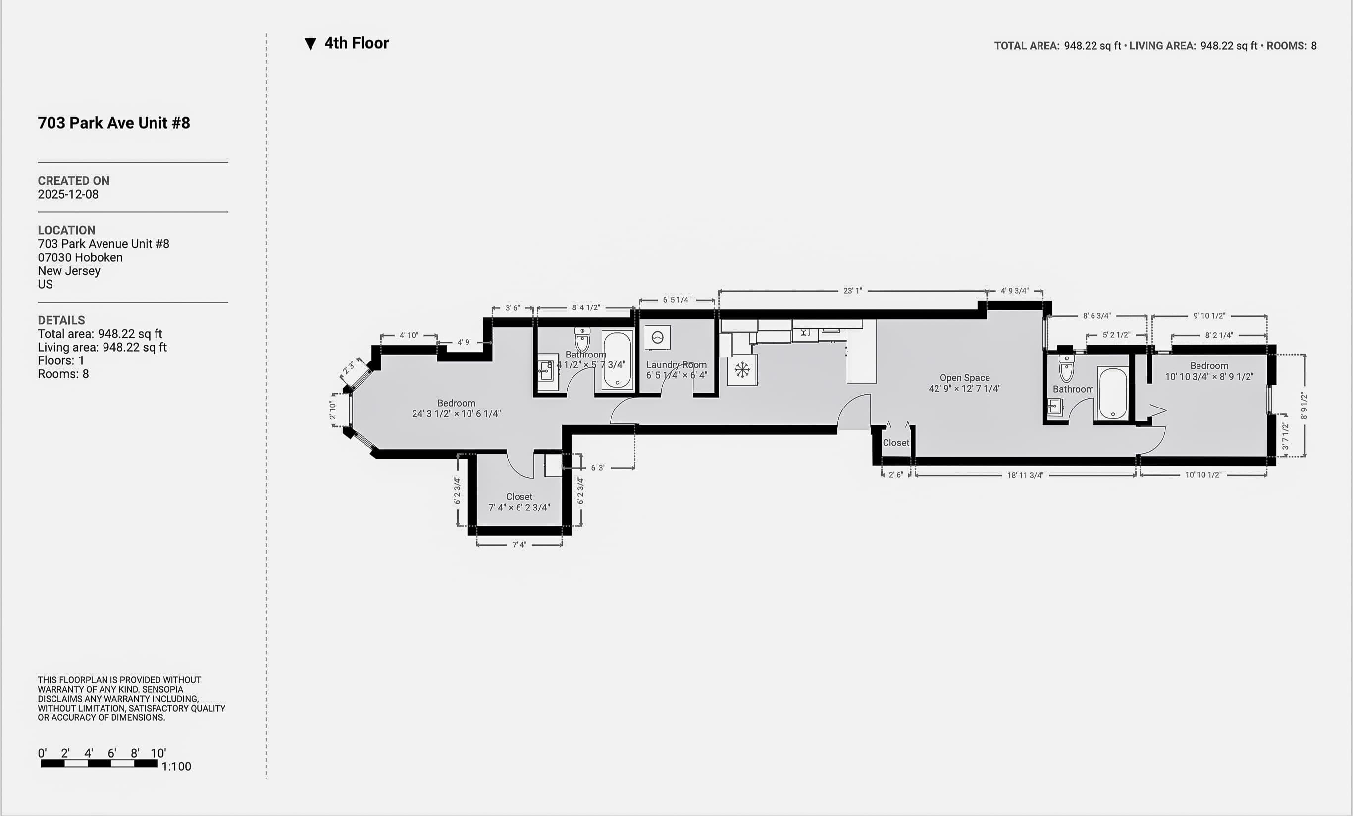 703 PARK AVE Unit: 8