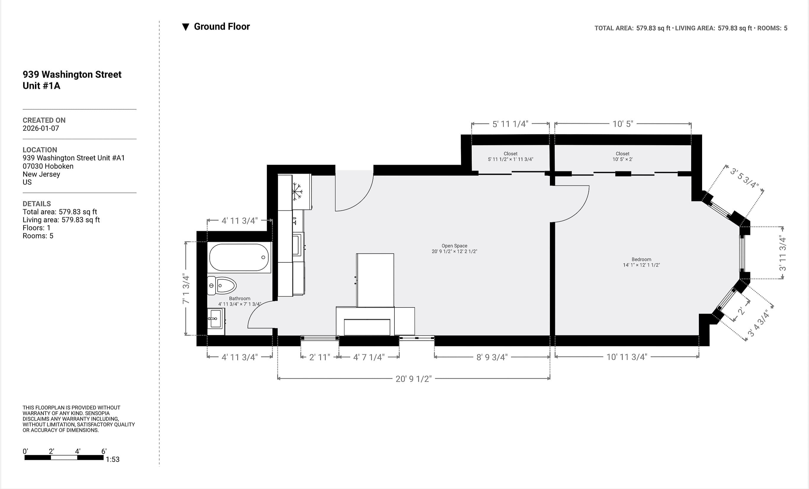 939 WASHINGTON ST Unit: A1