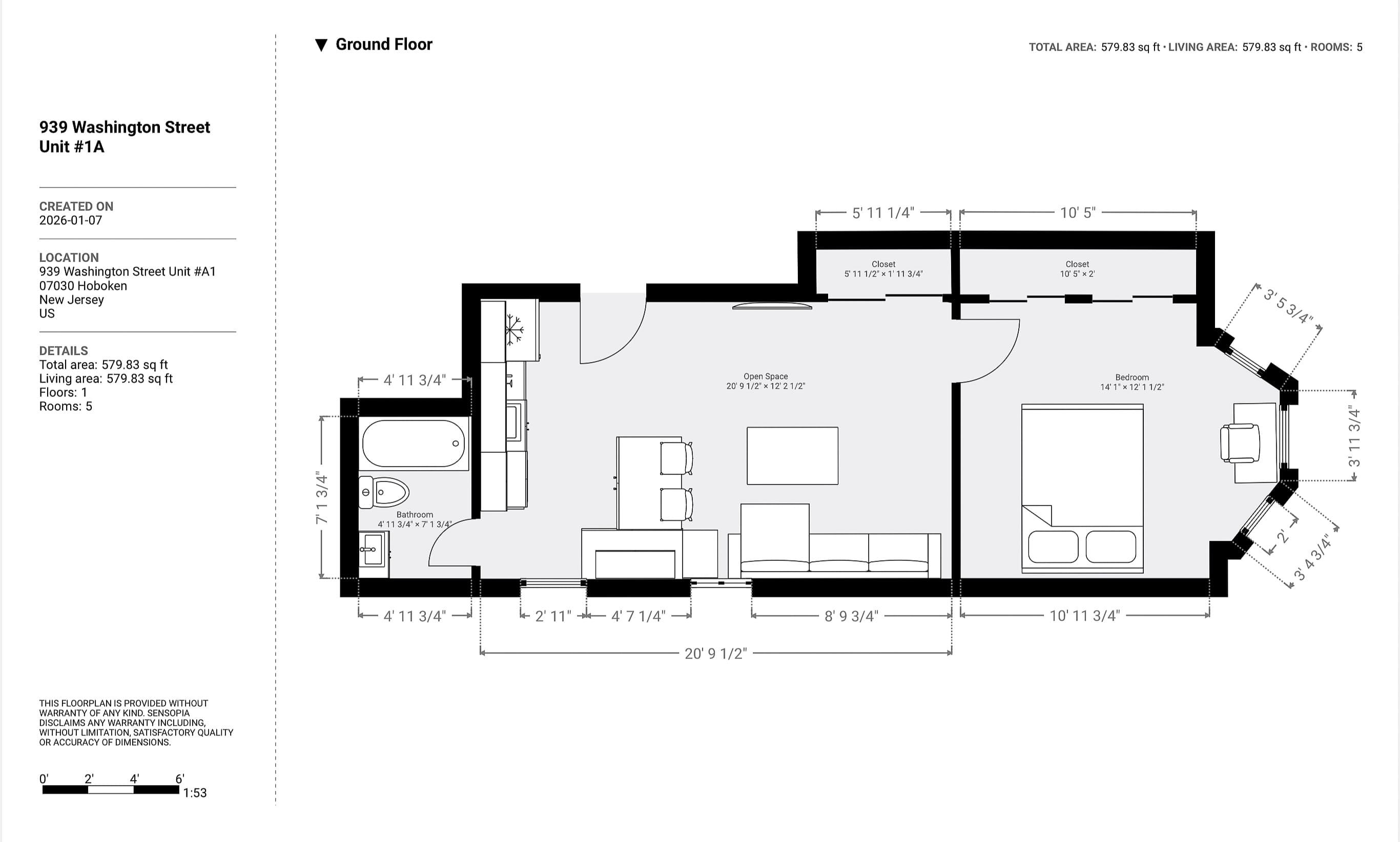 939 WASHINGTON ST Unit: A1