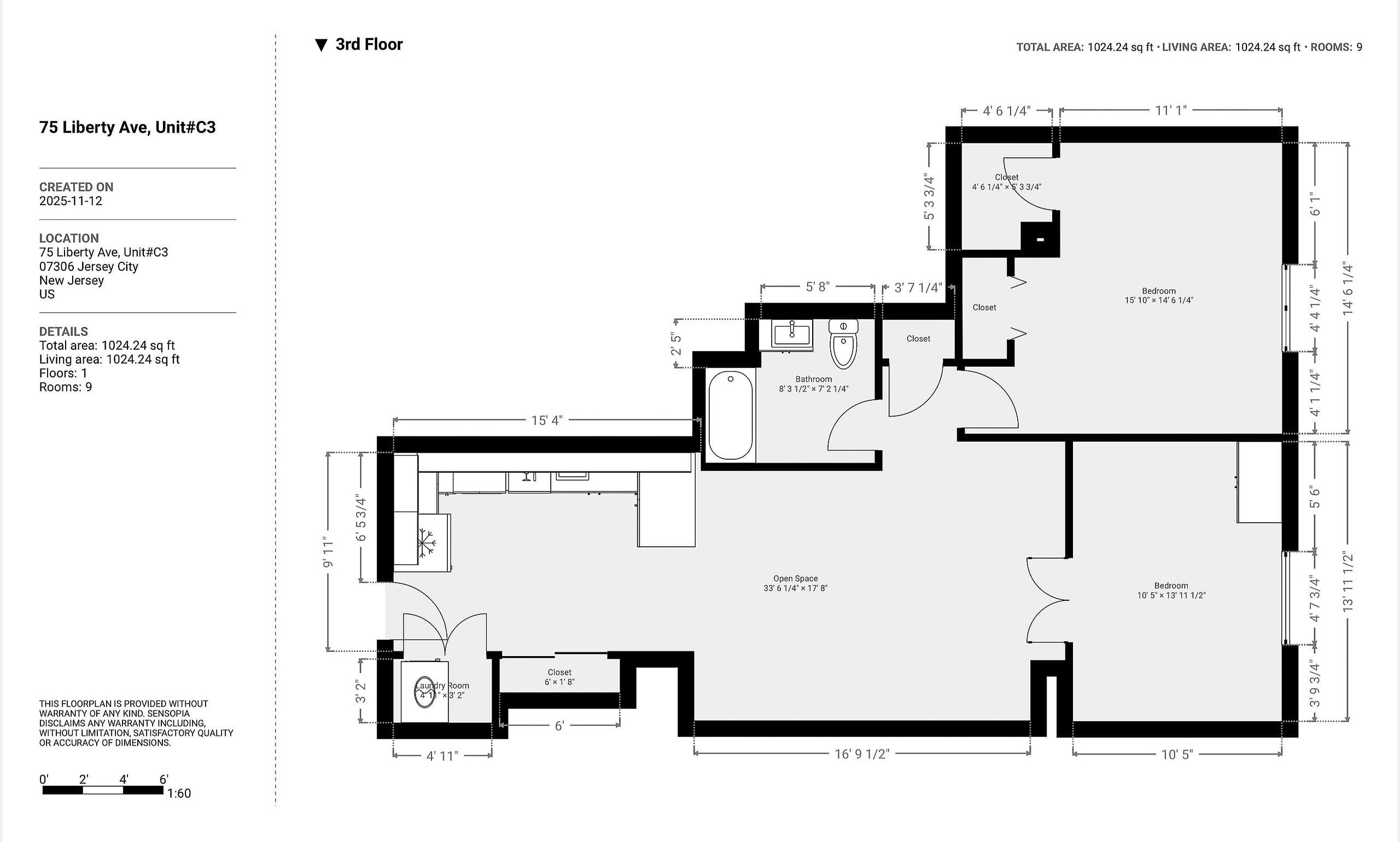 75 LIBERTY AVE Unit: C3