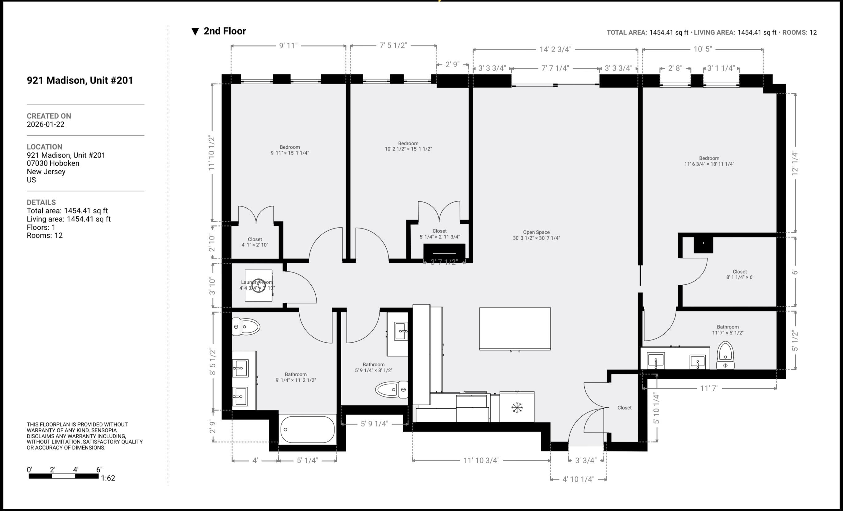 921 MADISON ST Unit: 201