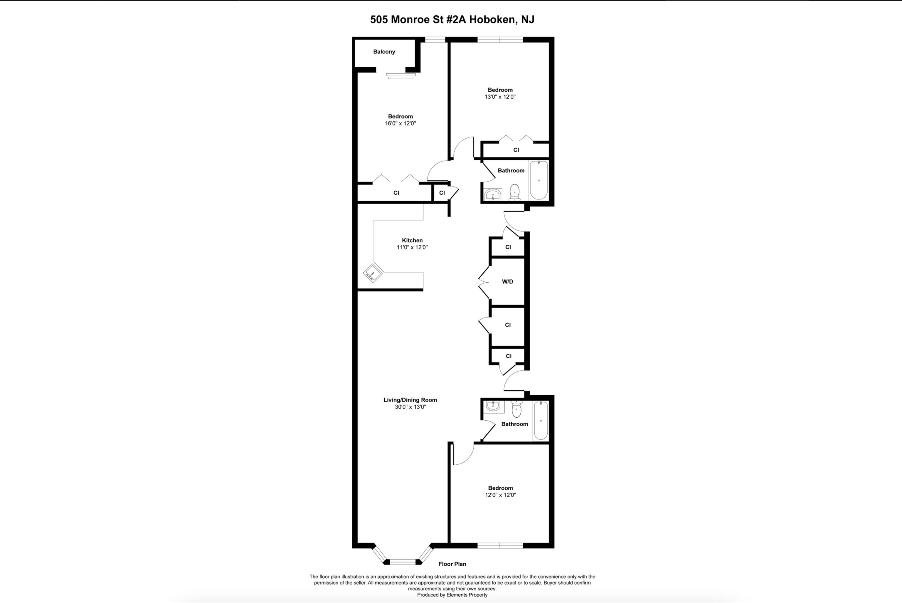 505 MONROE ST Unit: 2A